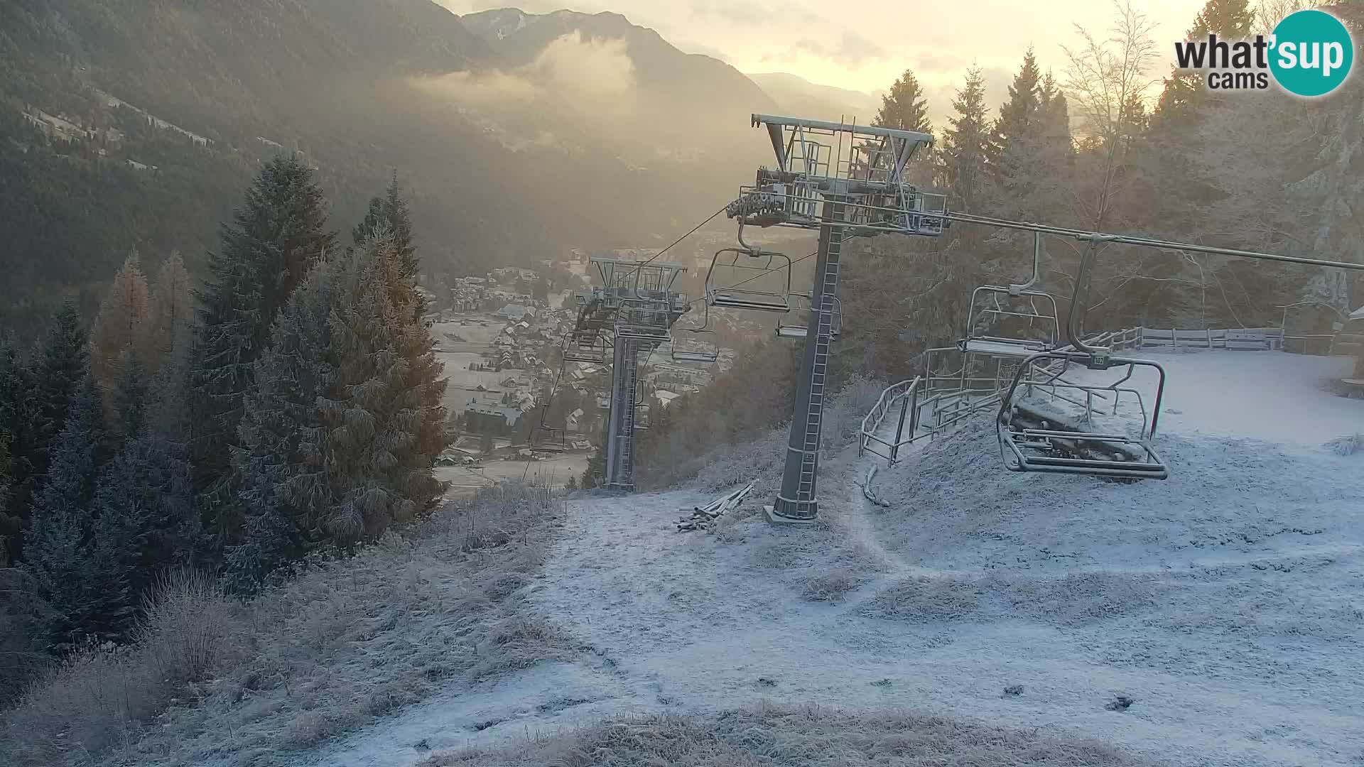 Kranjska Gora web kamera Vitranc | VITRANC 1 gornja postaja