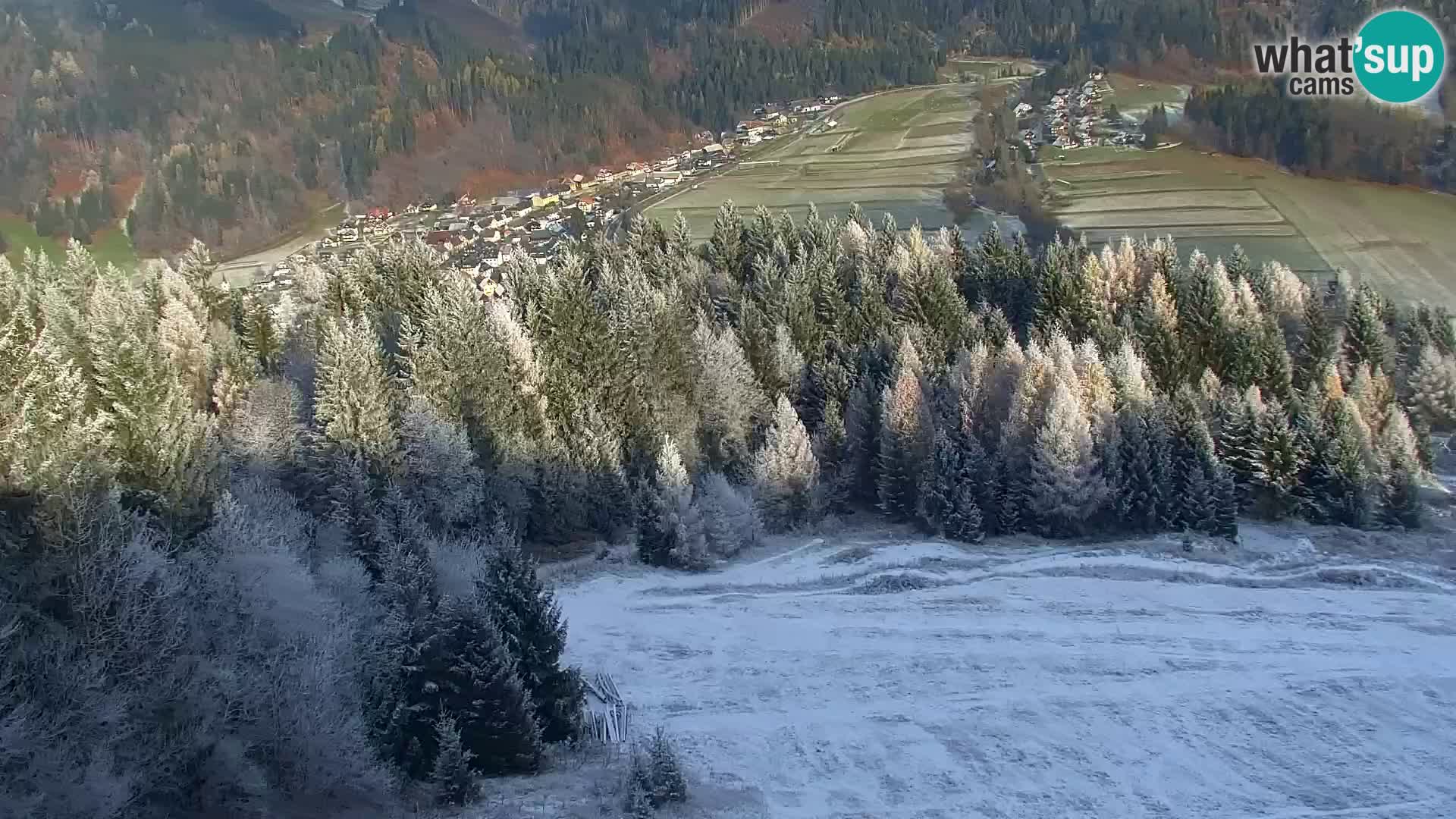 Kranjska Gora web kamera Vitranc | VITRANC 1 gornja postaja