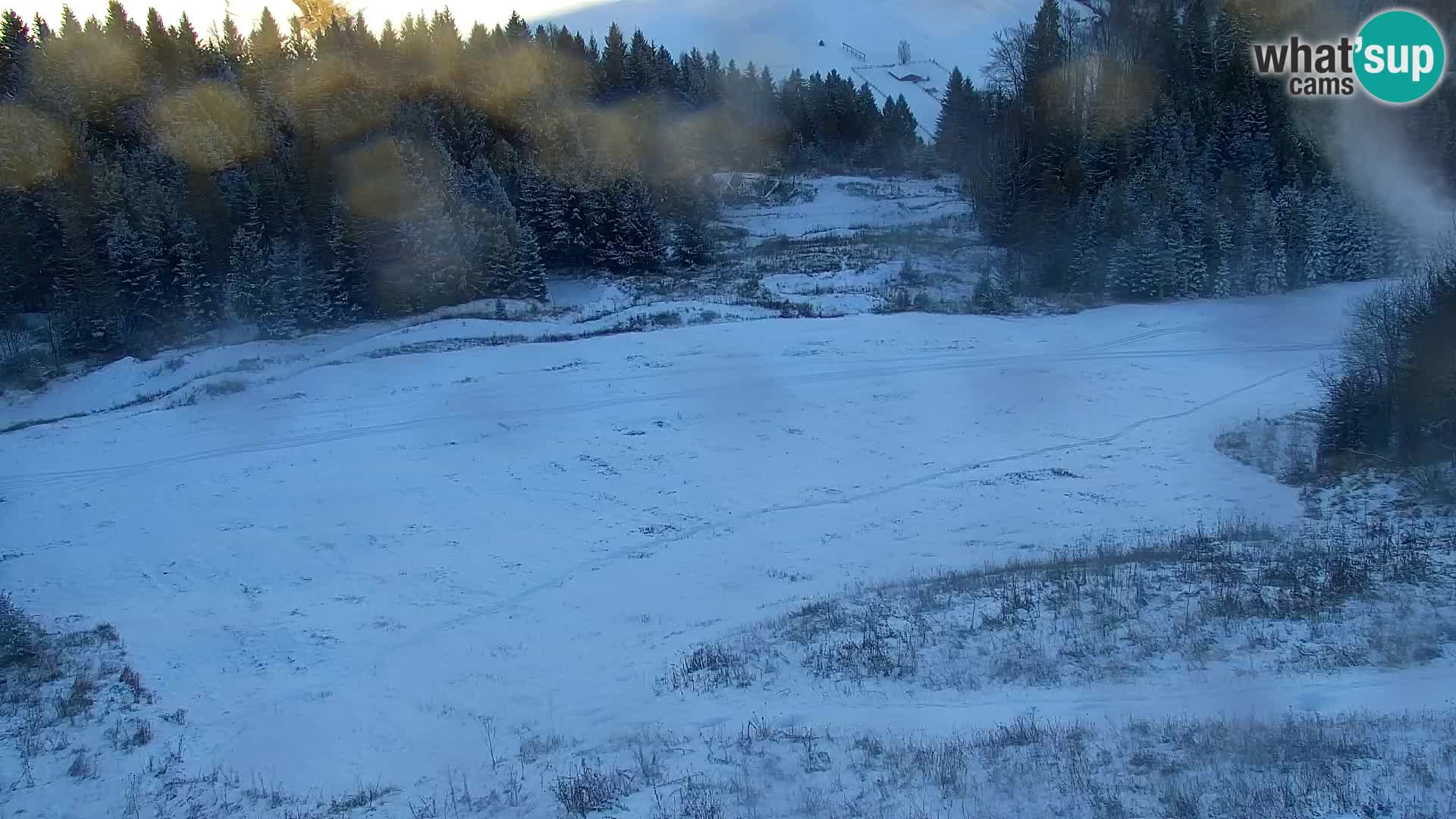 Kranjska Gora web kamera Vitranc | VITRANC 1 gornja postaja