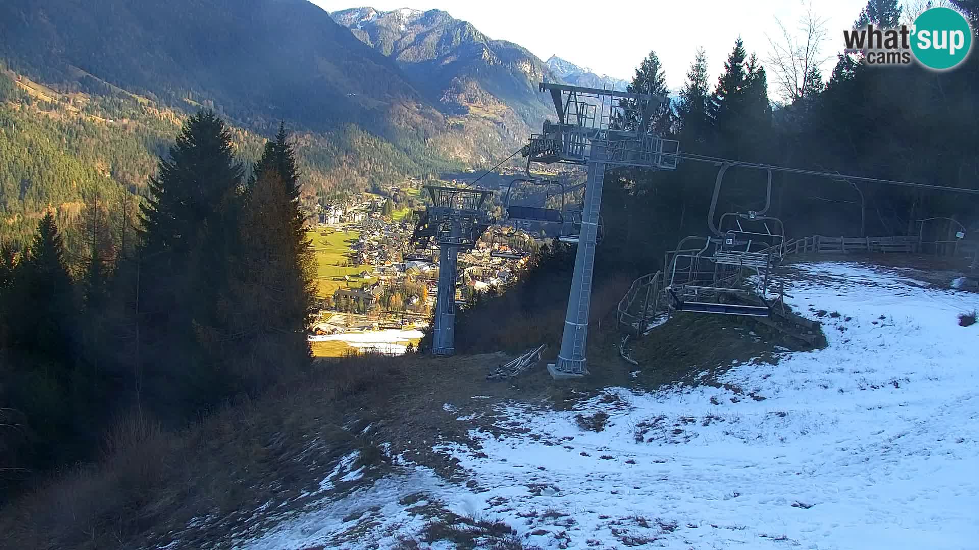 Kranjska Gora web kamera Vitranc | VITRANC 1 gornja postaja