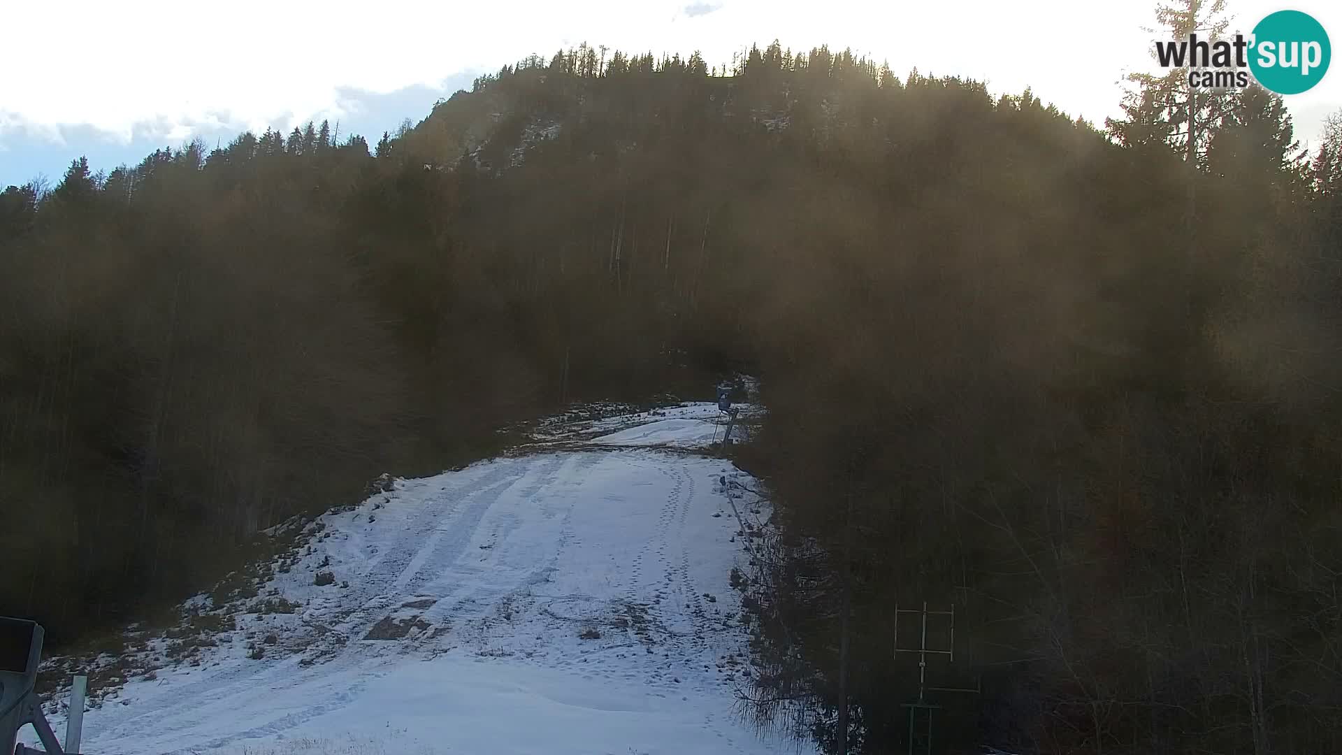 Kranjska Gora web kamera Vitranc | VITRANC 1 gornja postaja