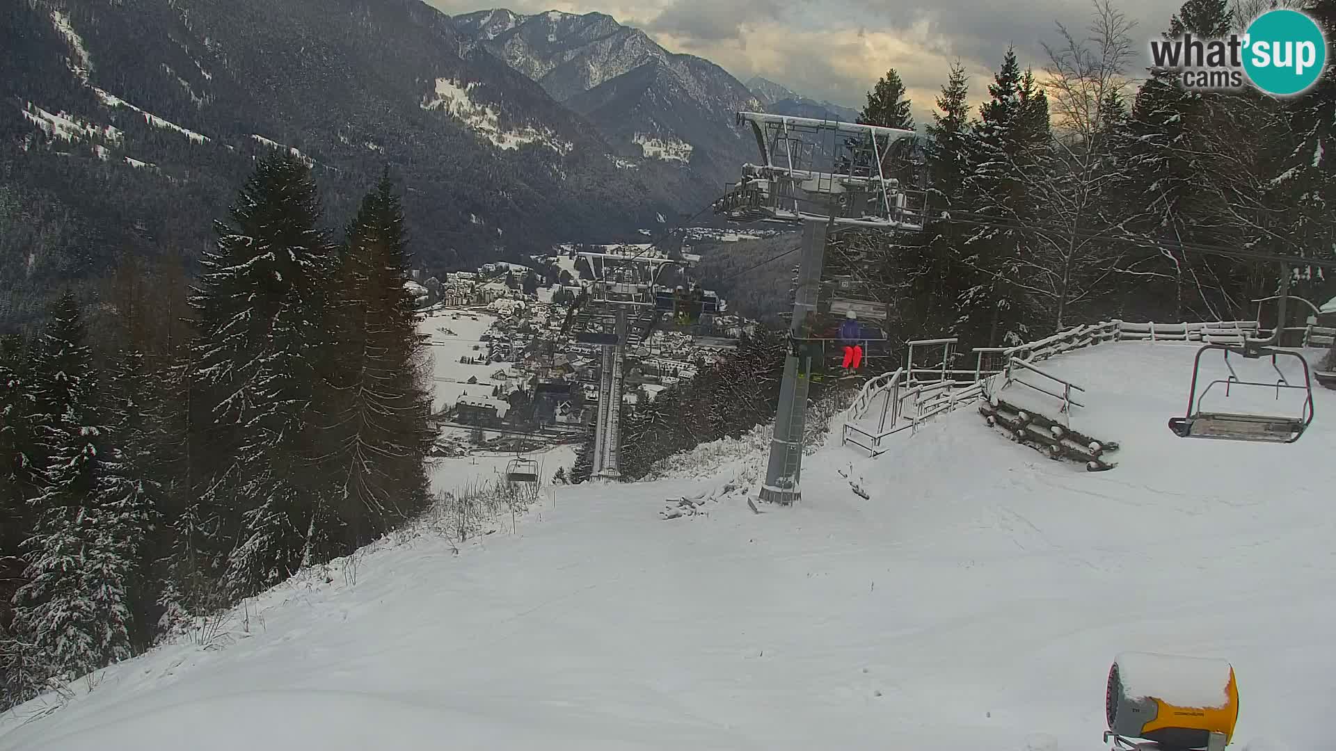 Vitranc Kranjska Gora webcam | VITRANC 1 stazione superiore