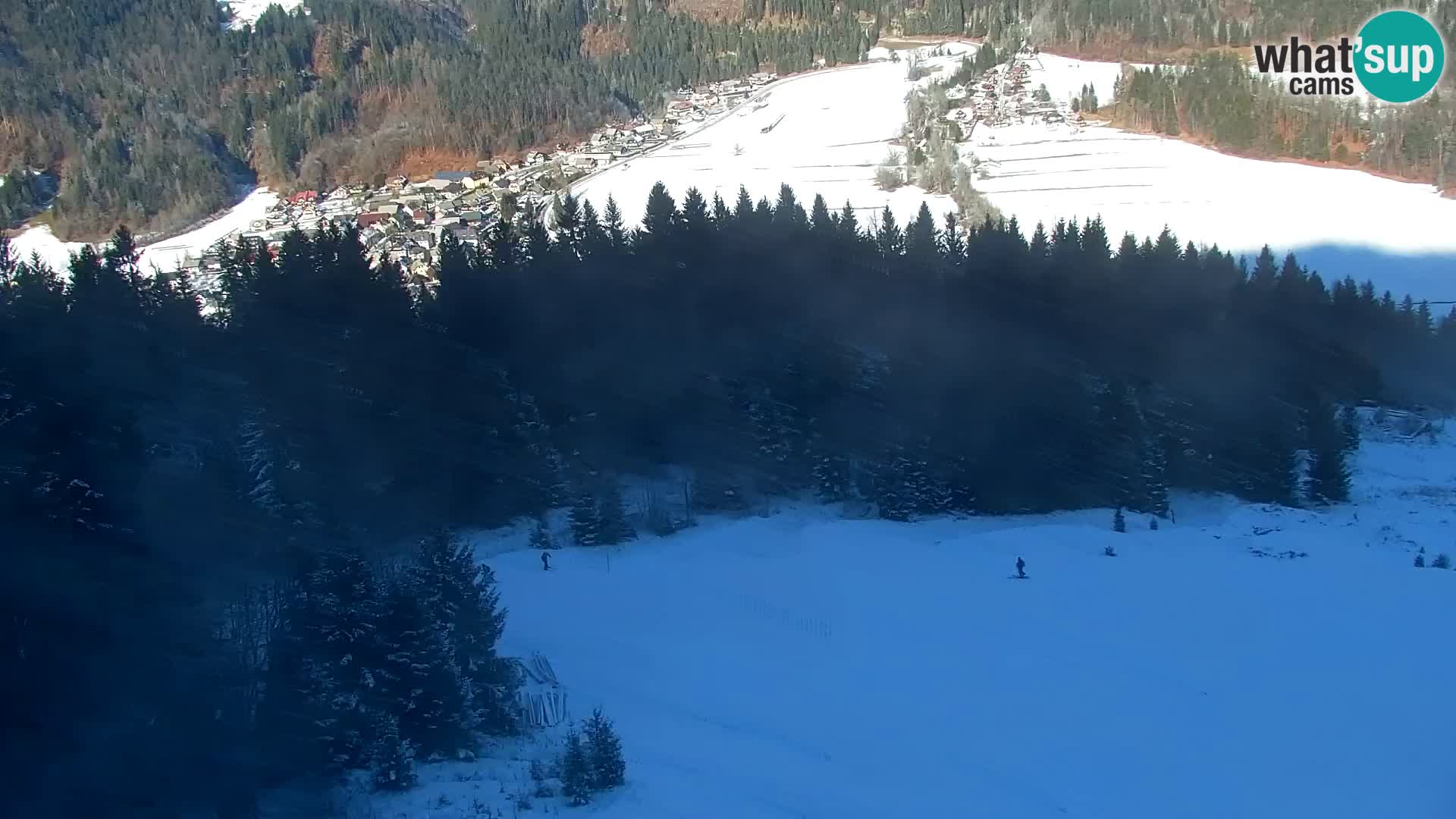 Kranjska Gora web kamera Vitranc | VITRANC 1 gornja postaja