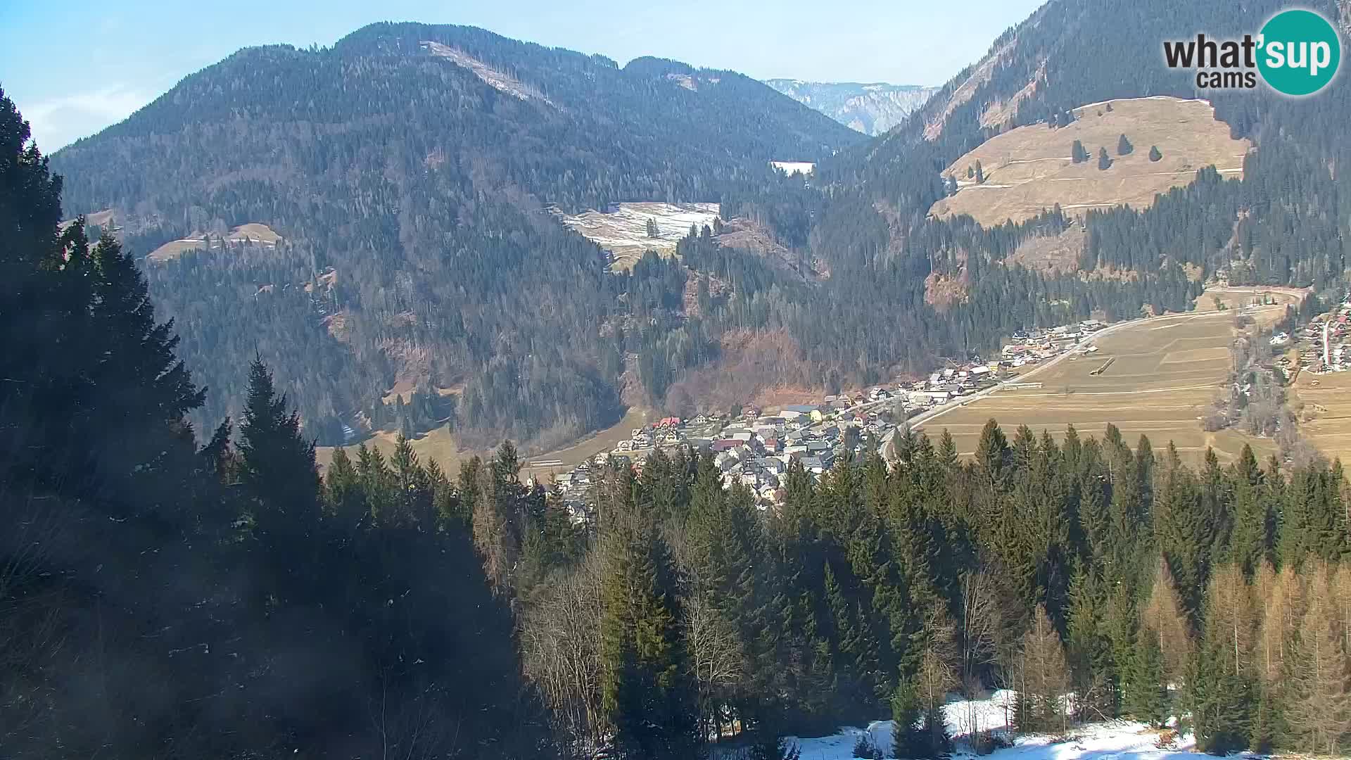 Kranjska Gora web kamera Vitranc | VITRANC 1 gornja postaja