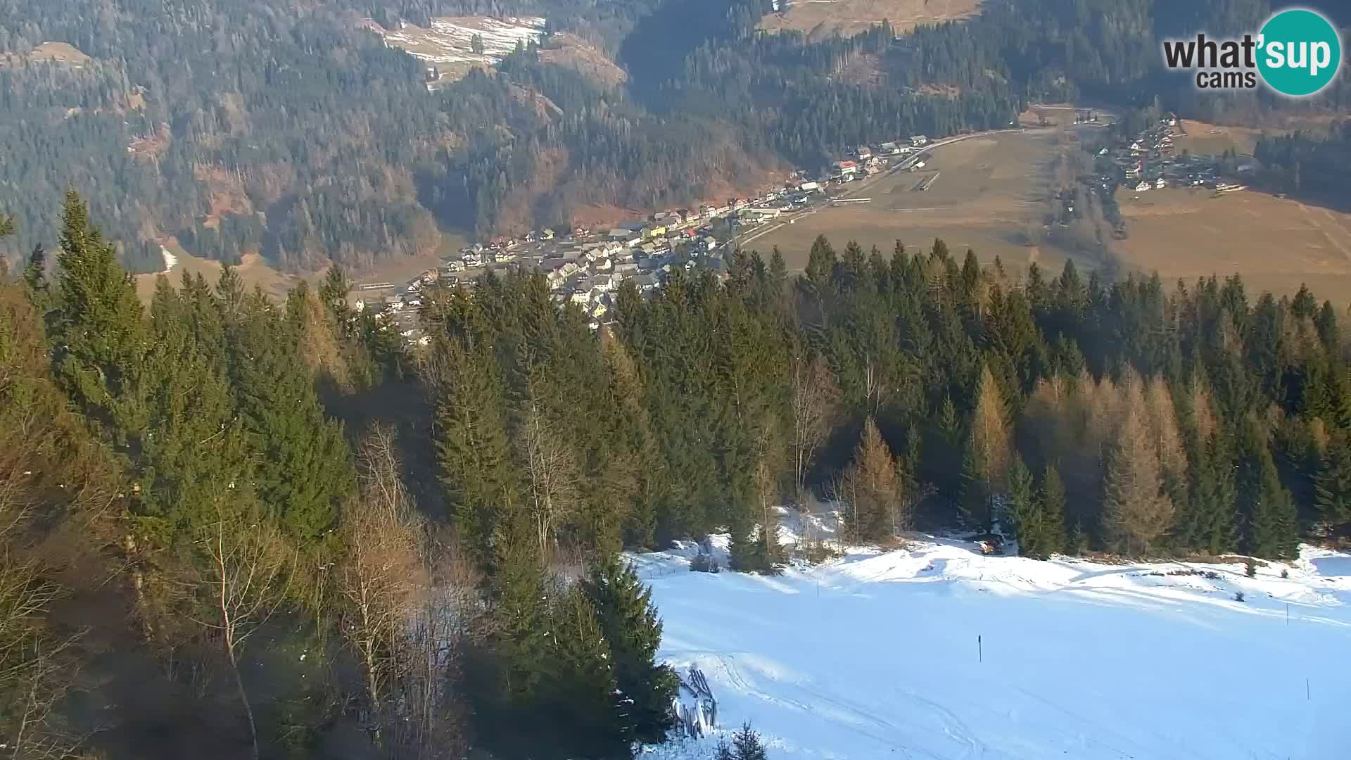 Kranjska Gora web kamera Vitranc | VITRANC 1 gornja postaja