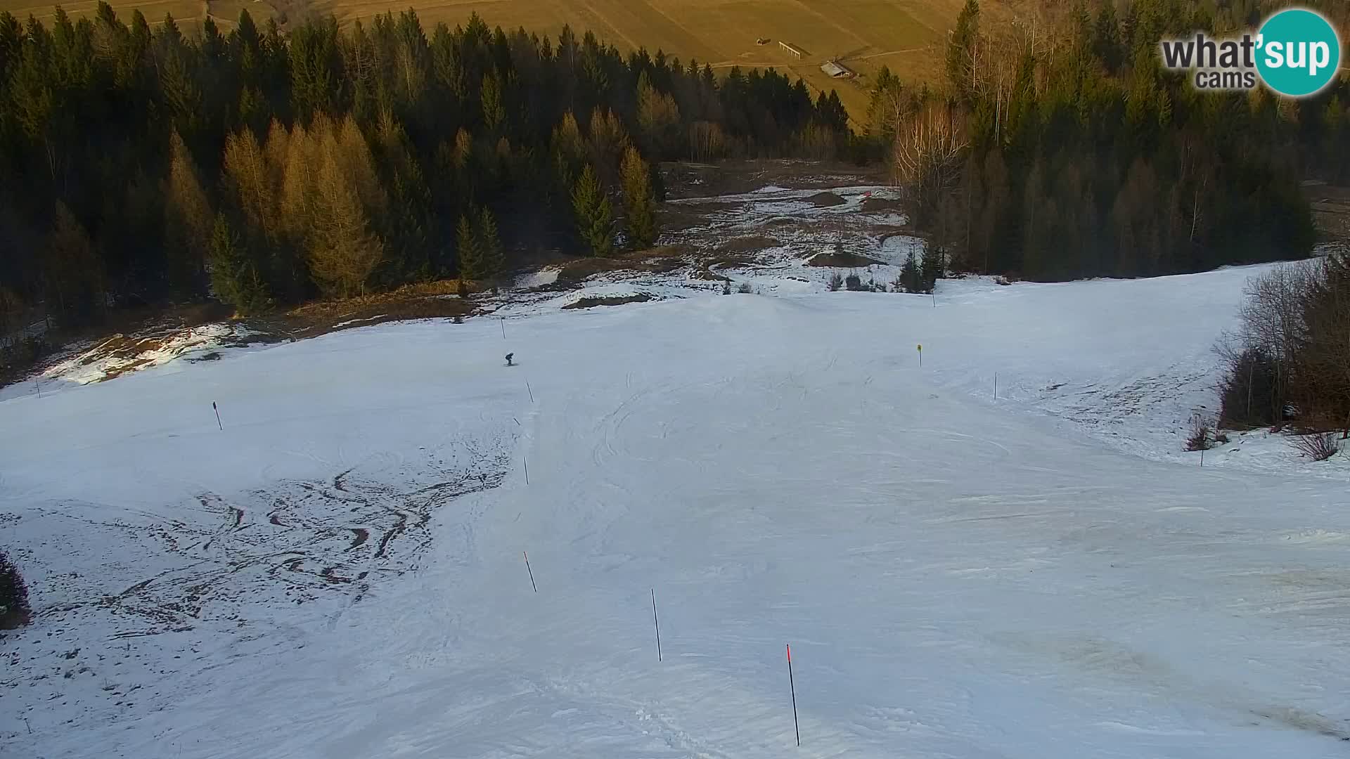 Kranjska Gora web kamera Vitranc | VITRANC 1 gornja postaja