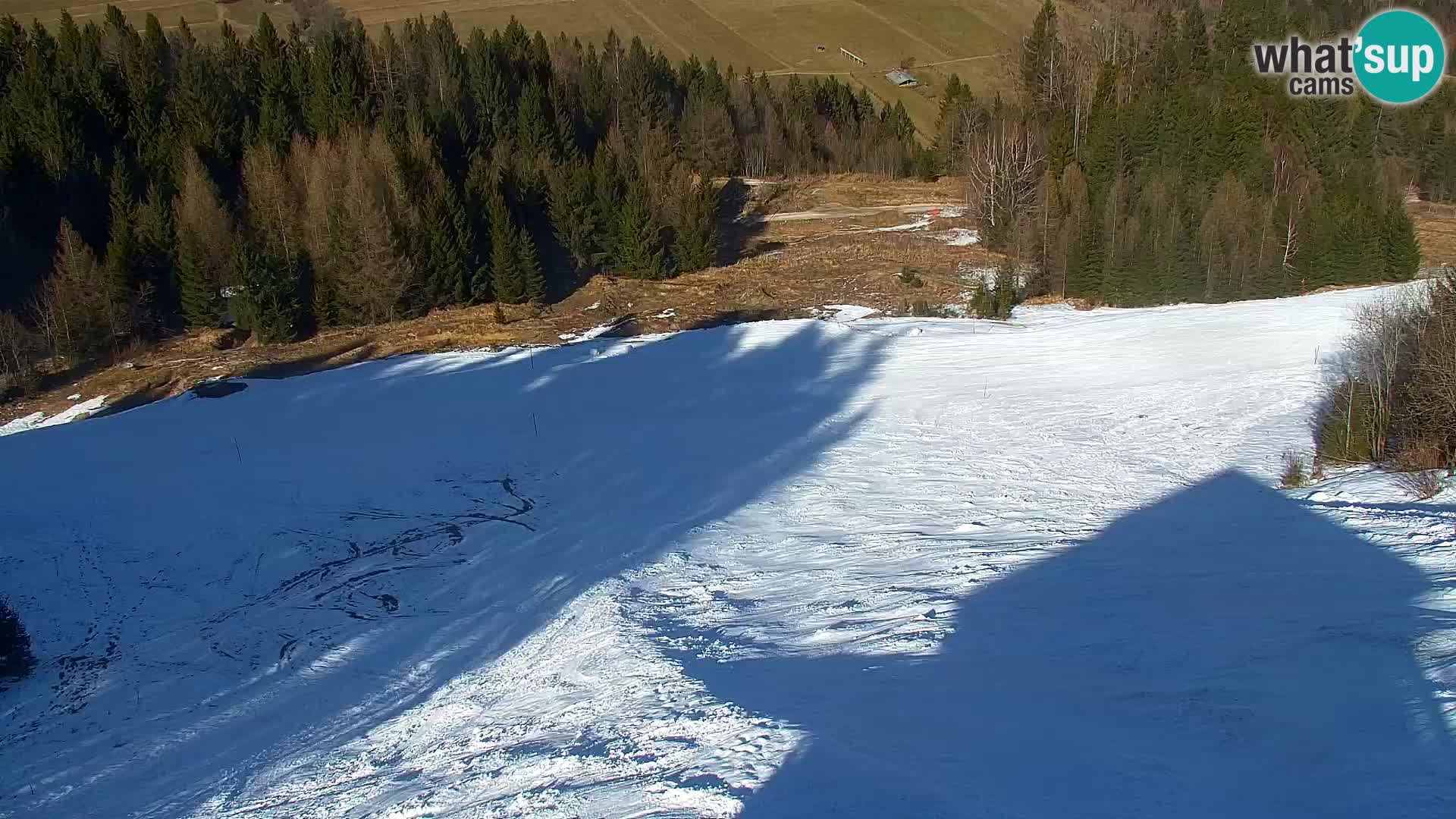 Kranjska Gora web kamera Vitranc | VITRANC 1 gornja postaja