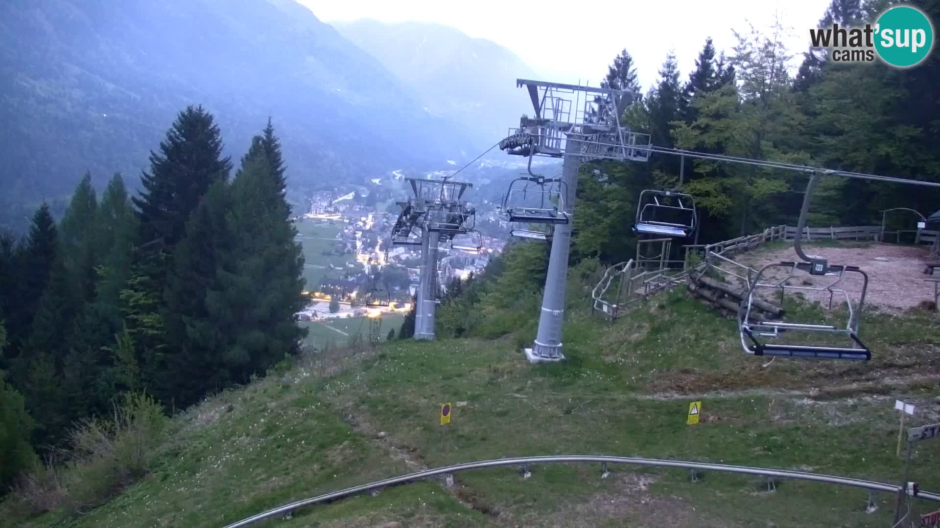 Vitranc Kranjska Gora webcam | VITRANC 1 stazione superiore