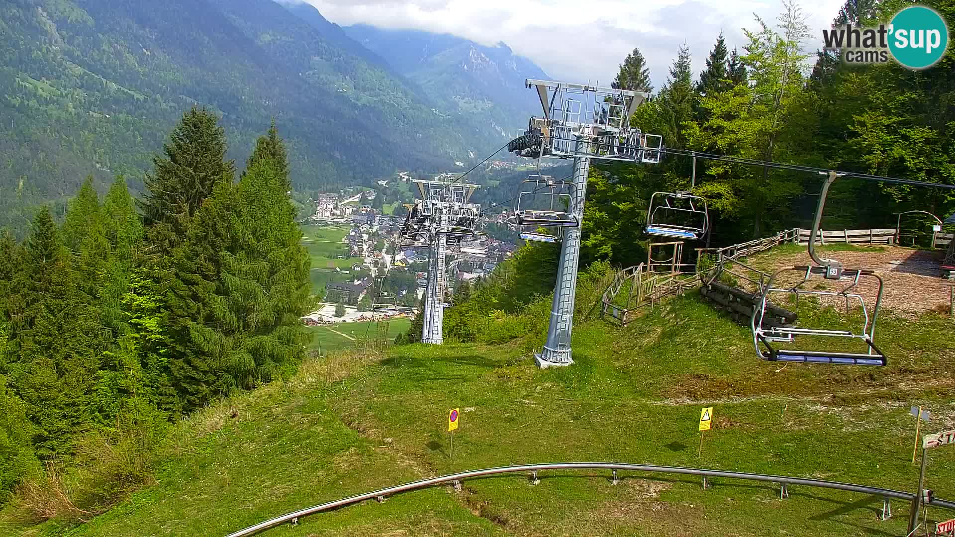 Kranjska Gora web kamera Vitranc | VITRANC 1 gornja postaja