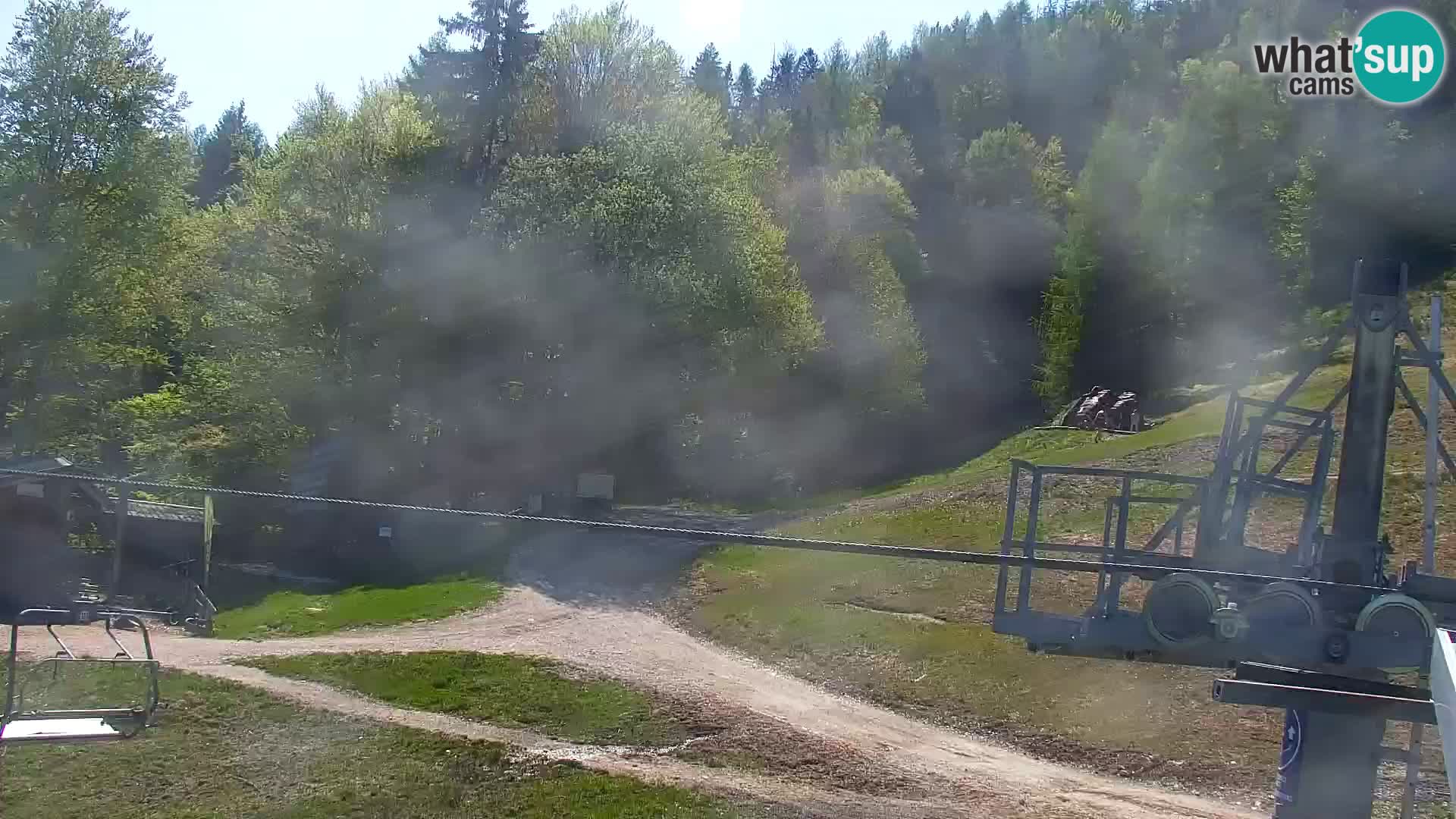 Kranjska Gora web kamera Vitranc | VITRANC 1 gornja postaja