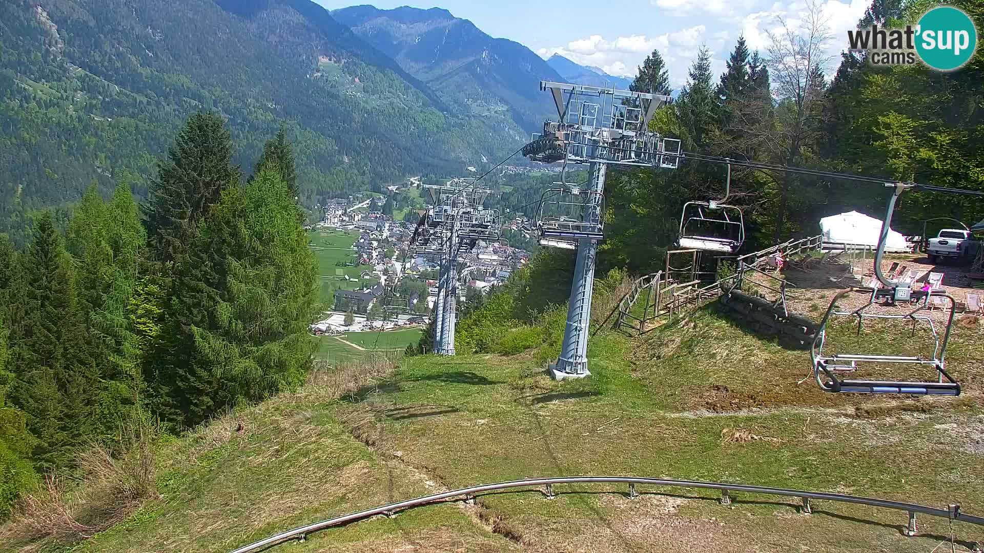 Kranjska Gora web kamera Vitranc | VITRANC 1 gornja postaja