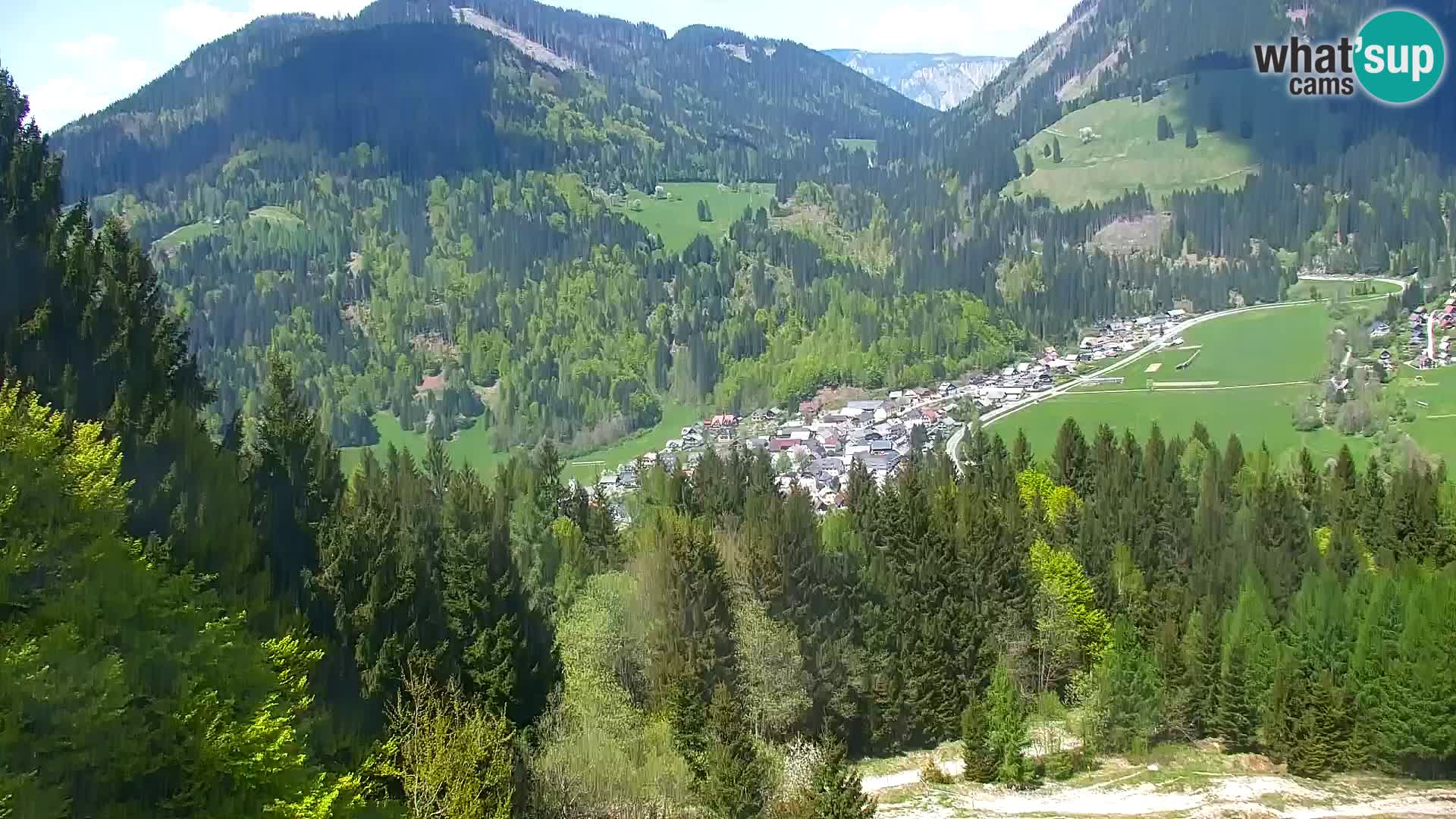 Kranjska Gora web kamera Vitranc | VITRANC 1 gornja postaja
