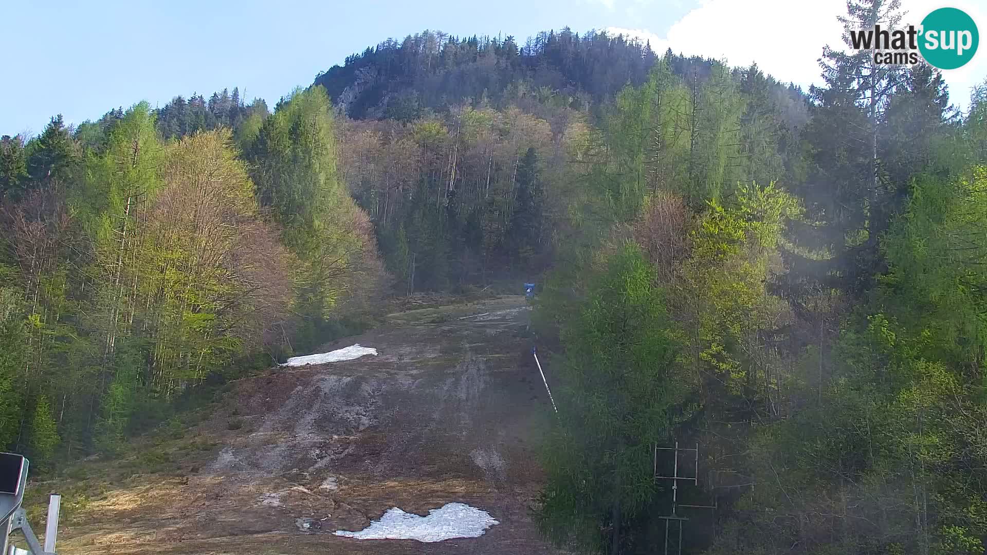 Kranjska Gora web kamera Vitranc | VITRANC 1 gornja postaja