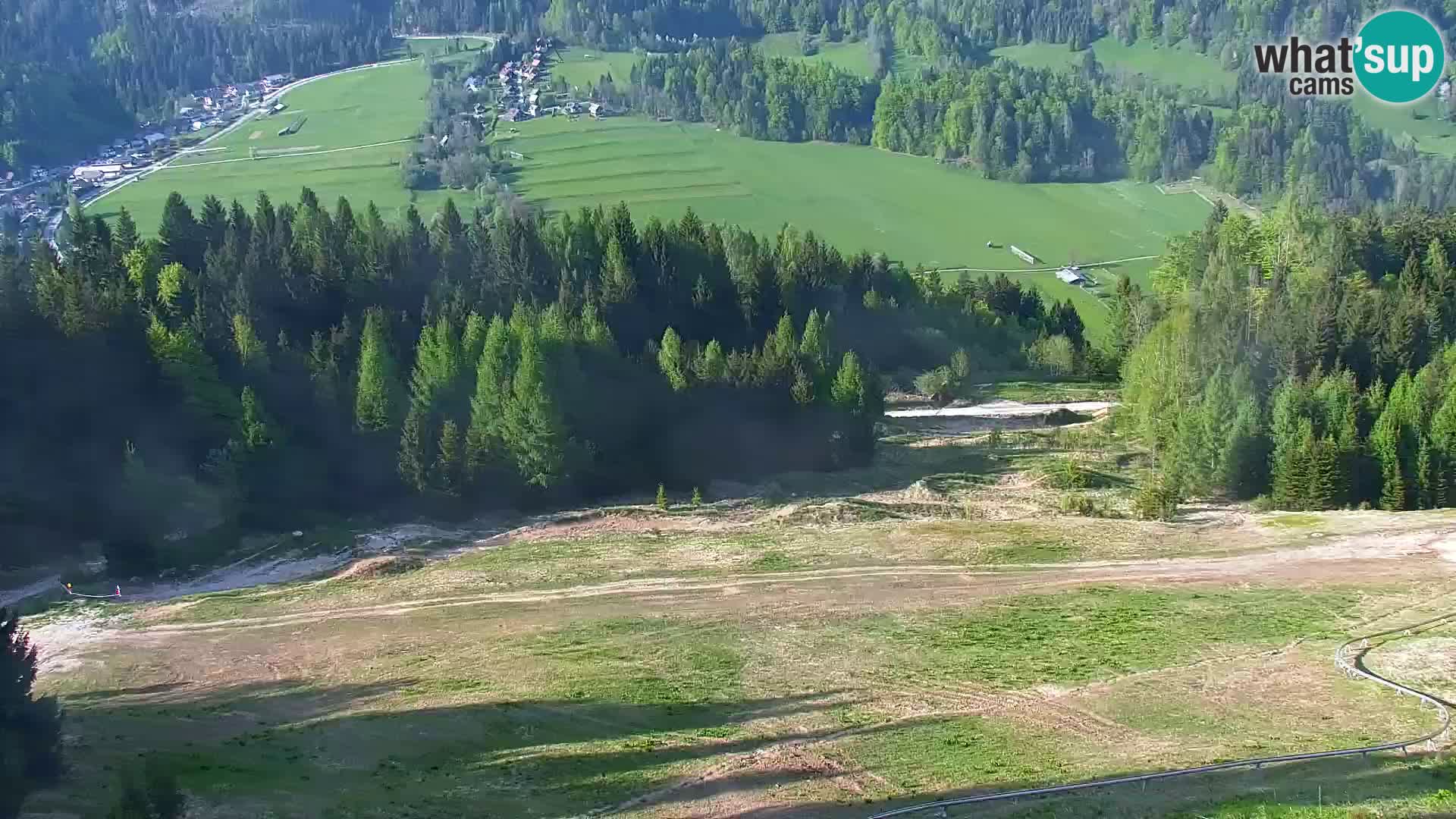 Kranjska Gora web kamera Vitranc | VITRANC 1 gornja postaja