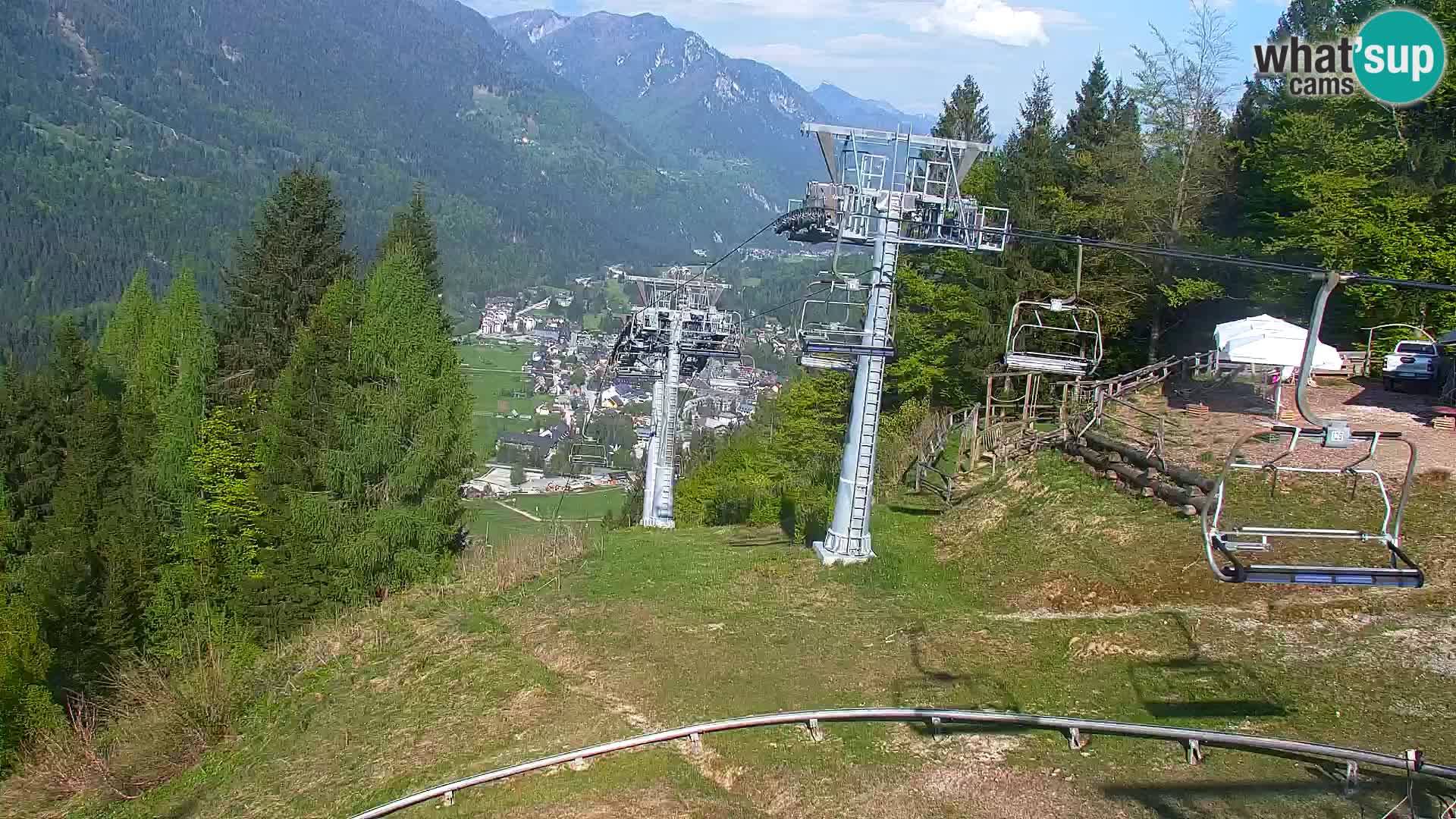 Vitranc Kranjska Gora webcam | VITRANC 1 stazione superiore