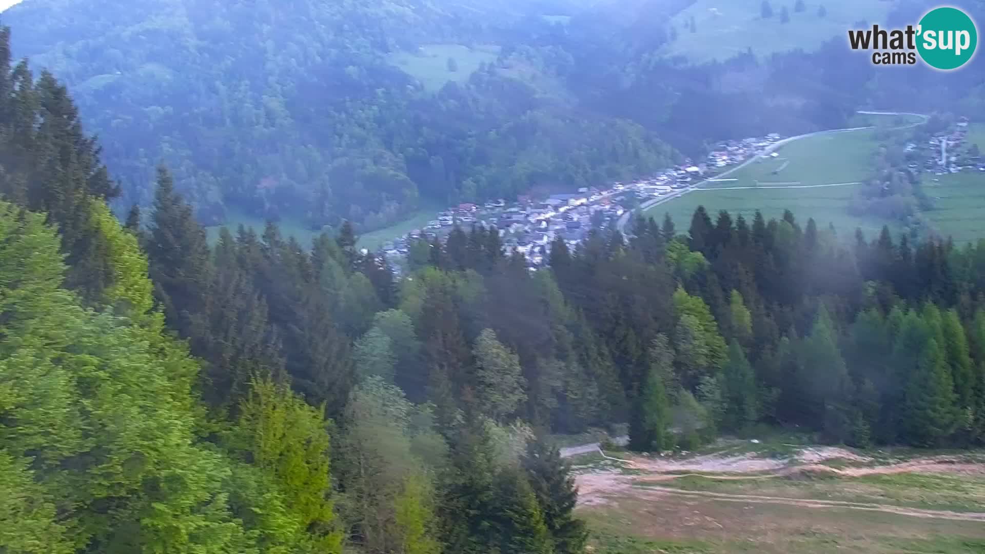 Kranjska Gora web kamera Vitranc | VITRANC 1 gornja postaja