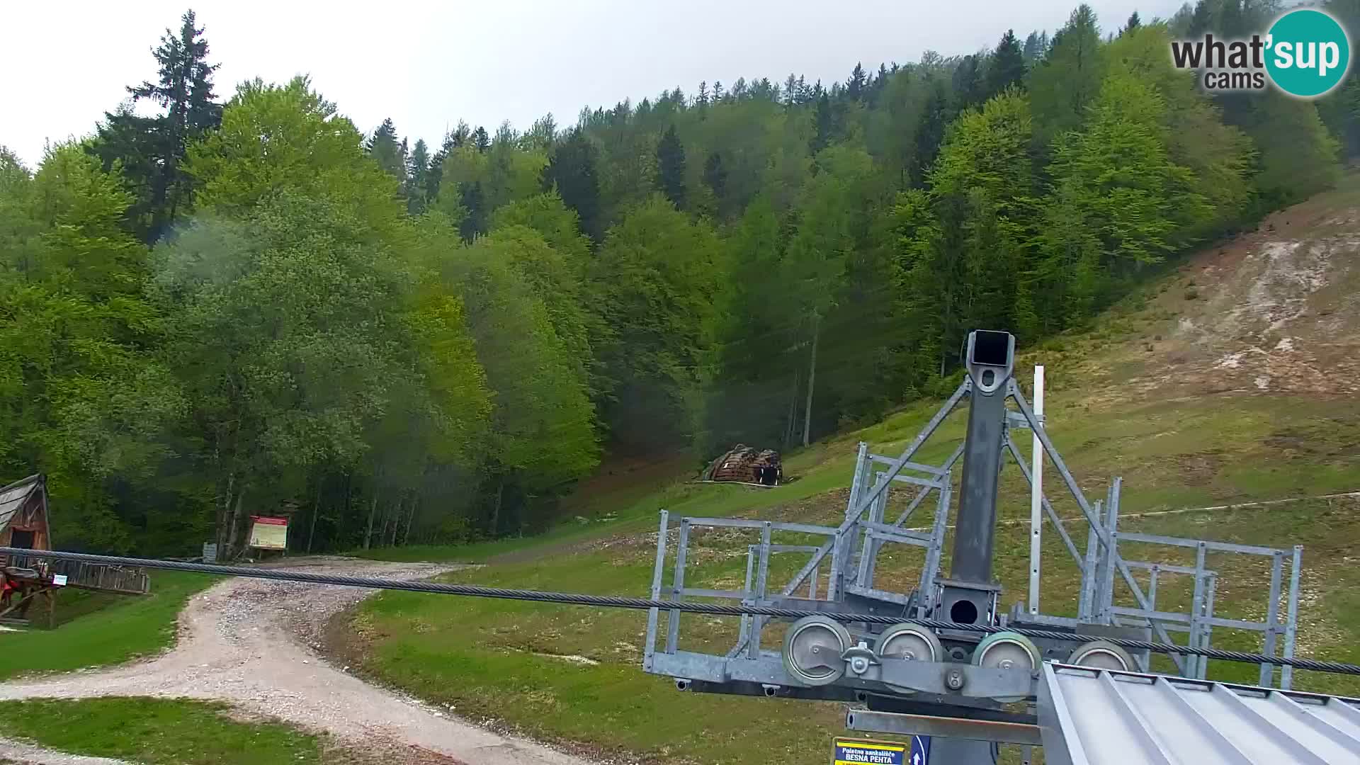 Kranjska Gora web kamera Vitranc | VITRANC 1 gornja postaja