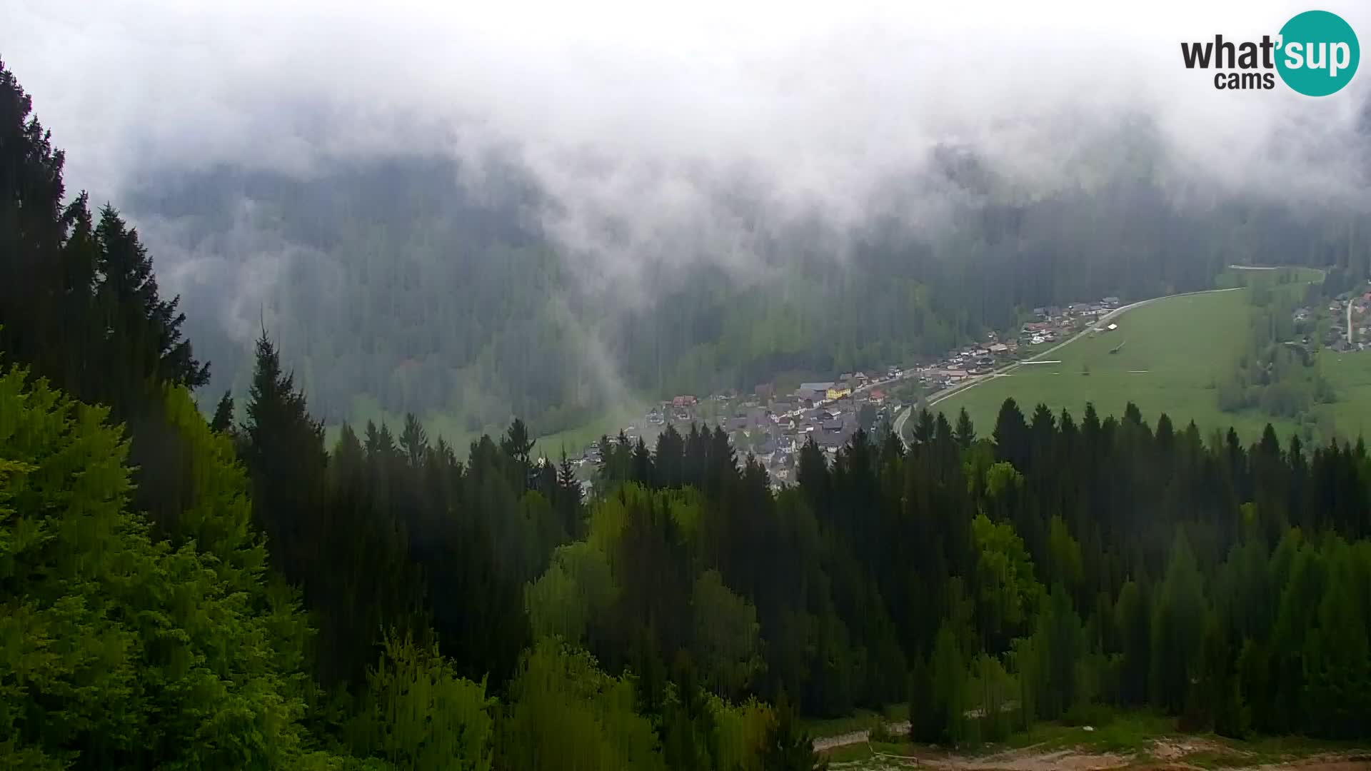 Kranjska Gora webcam VITRANC 1 | obere Station