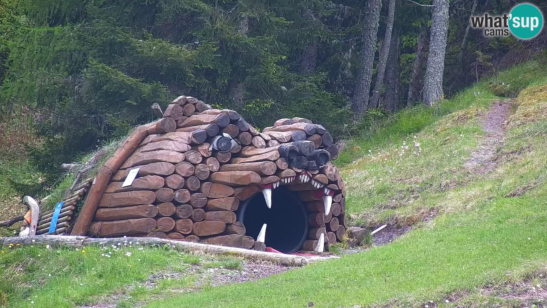 Kranjska Gora web kamera Vitranc | VITRANC 1 gornja postaja