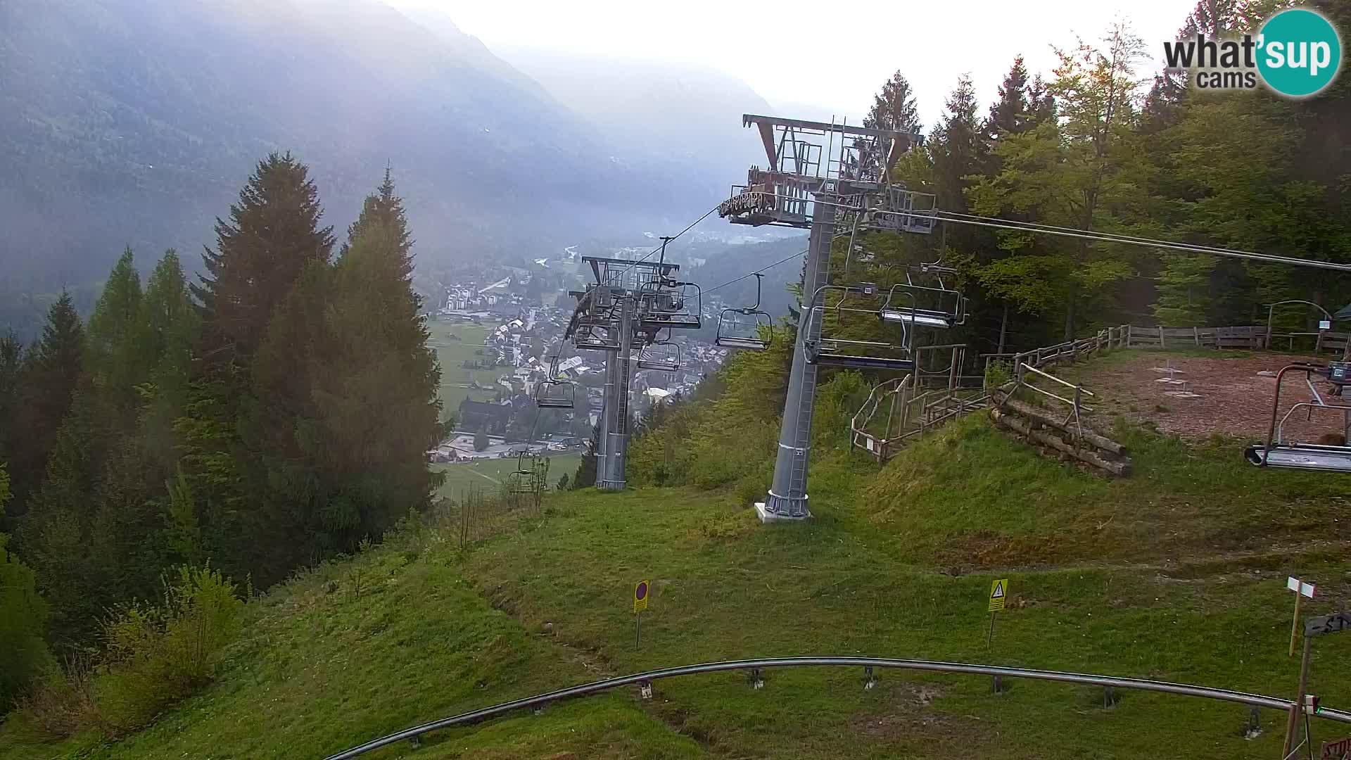 Vitranc Kranjska Gora webcam | VITRANC 1 stazione superiore
