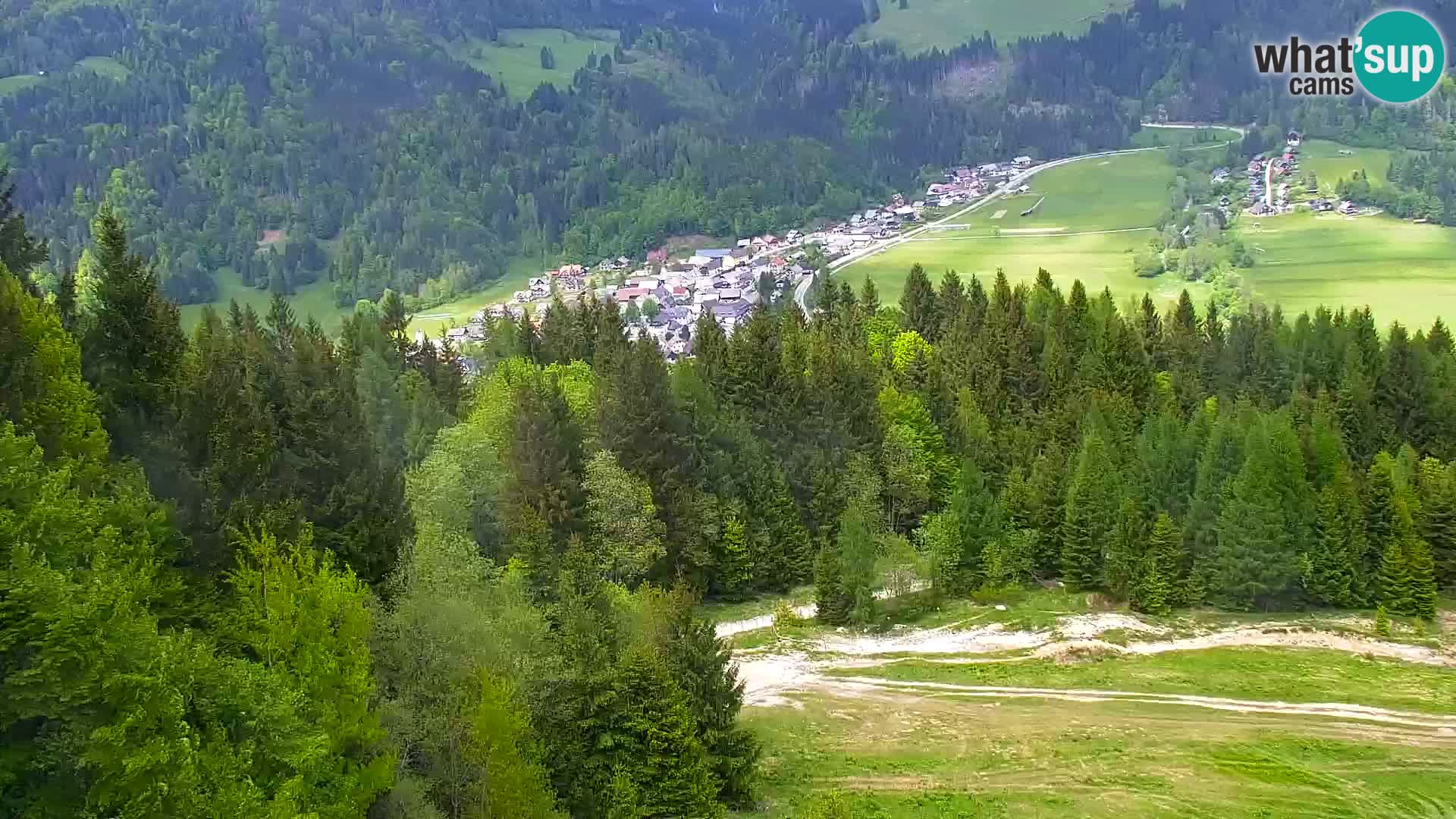 Kranjska Gora web kamera Vitranc | VITRANC 1 gornja postaja