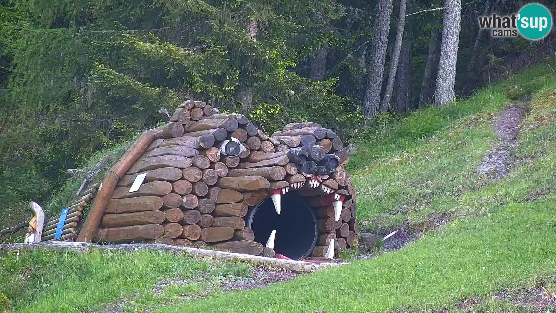Kranjska Gora web kamera Vitranc | VITRANC 1 gornja postaja