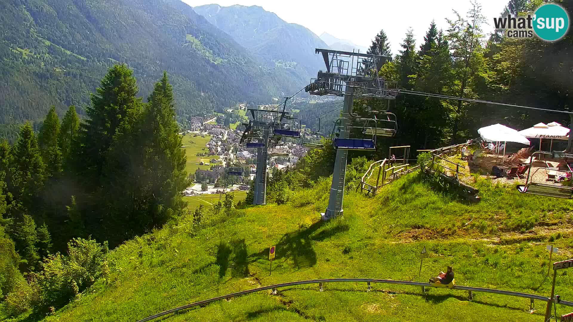 Kranjska Gora web kamera Vitranc | VITRANC 1 gornja postaja