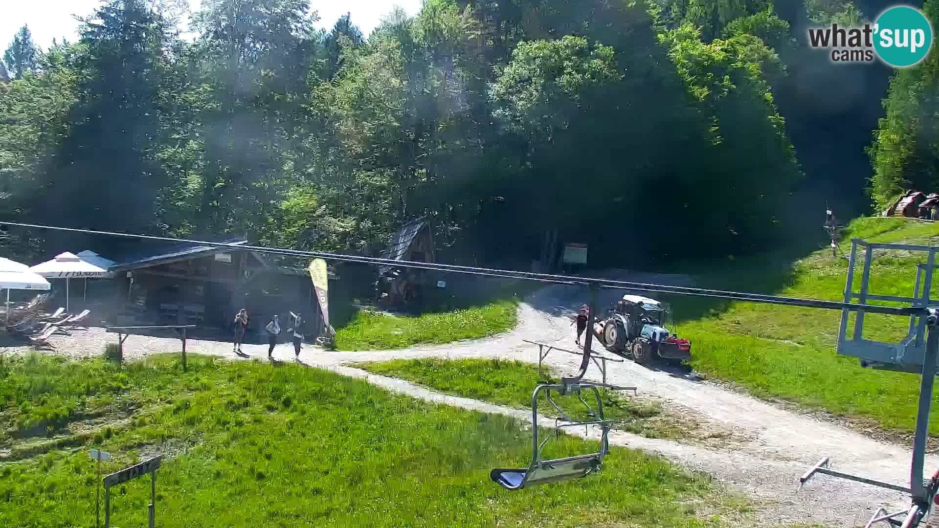 Kranjska Gora web kamera Vitranc | VITRANC 1 gornja postaja