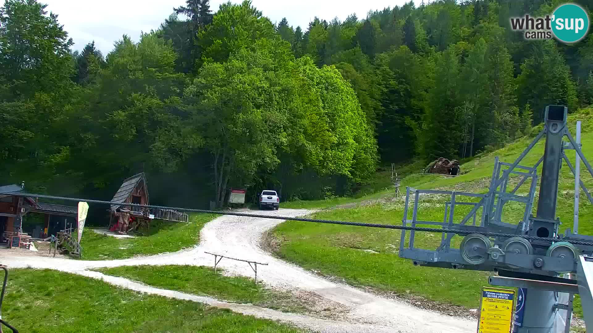 Vitranc Kranjska Gora webcam | VITRANC 1 stazione superiore