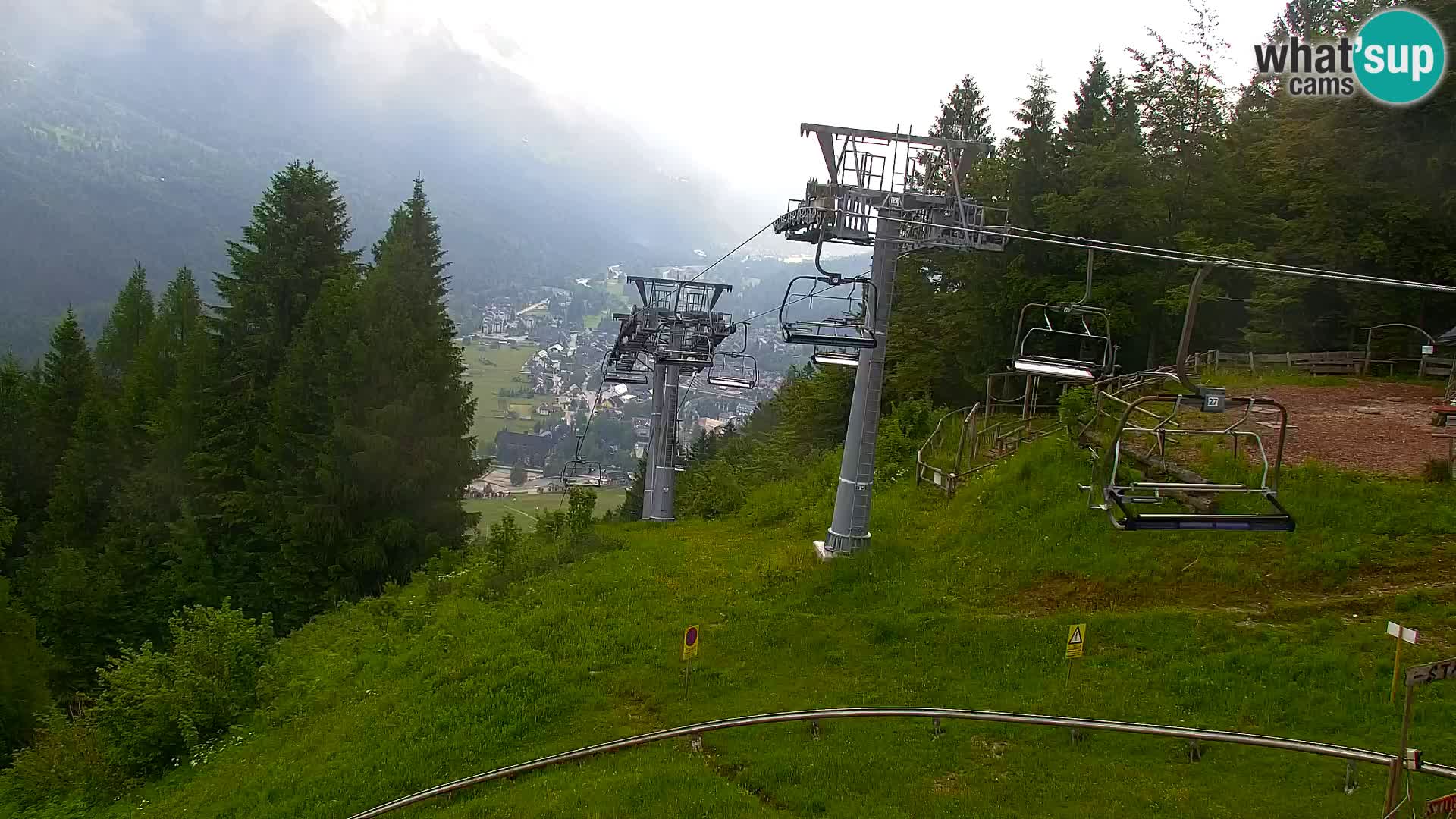 Kranjska Gora webcam VITRANC 1 | obere Station