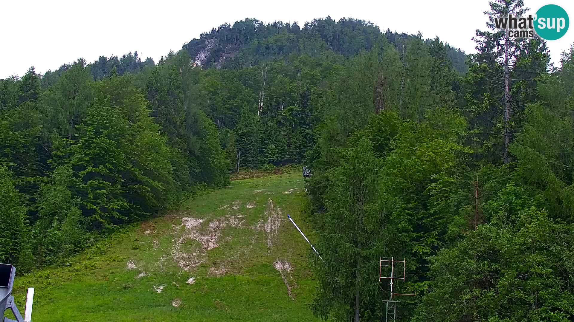 Kranjska Gora web kamera Vitranc | VITRANC 1 gornja postaja