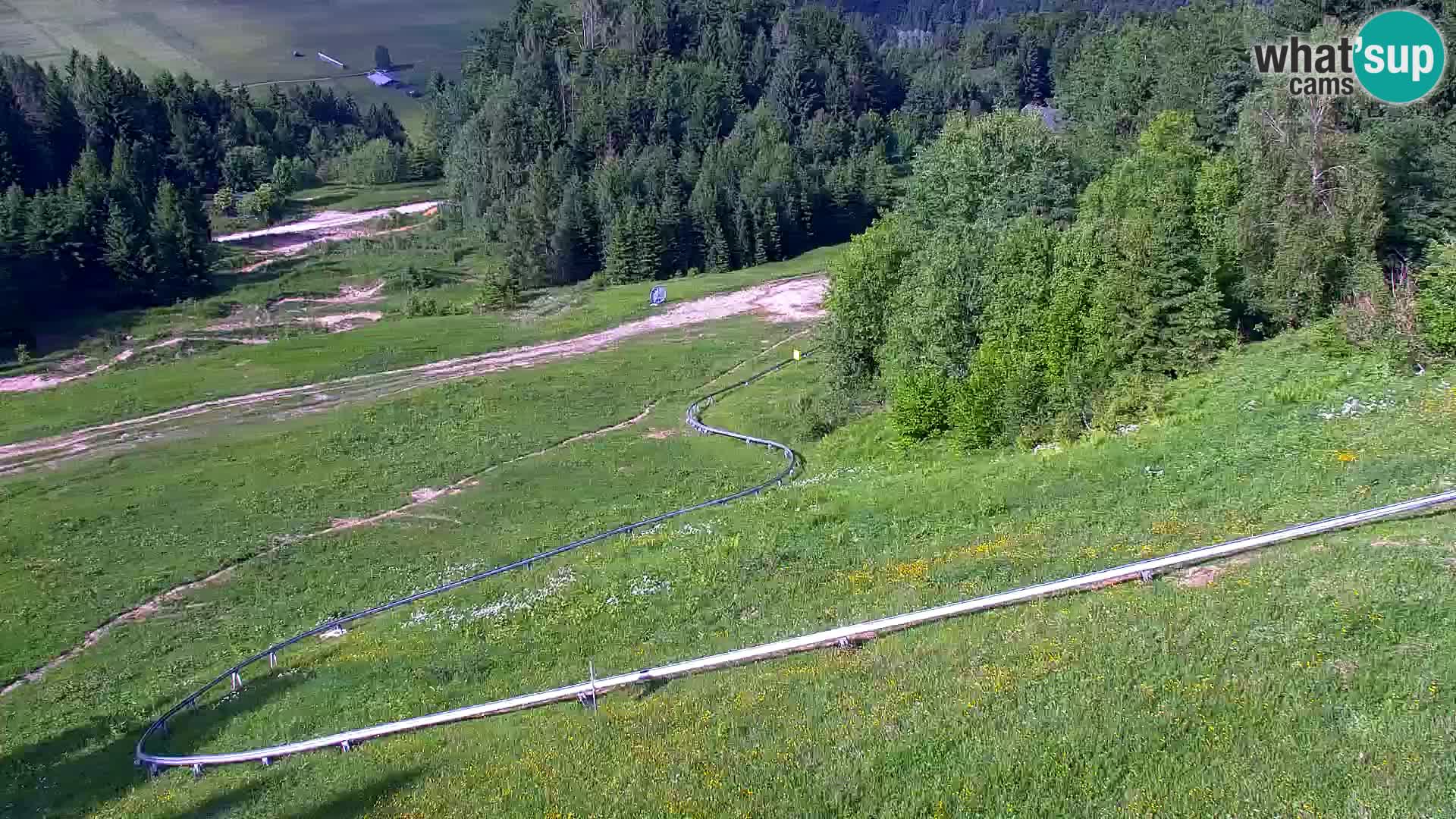 Kranjska Gora web kamera Vitranc | VITRANC 1 gornja postaja