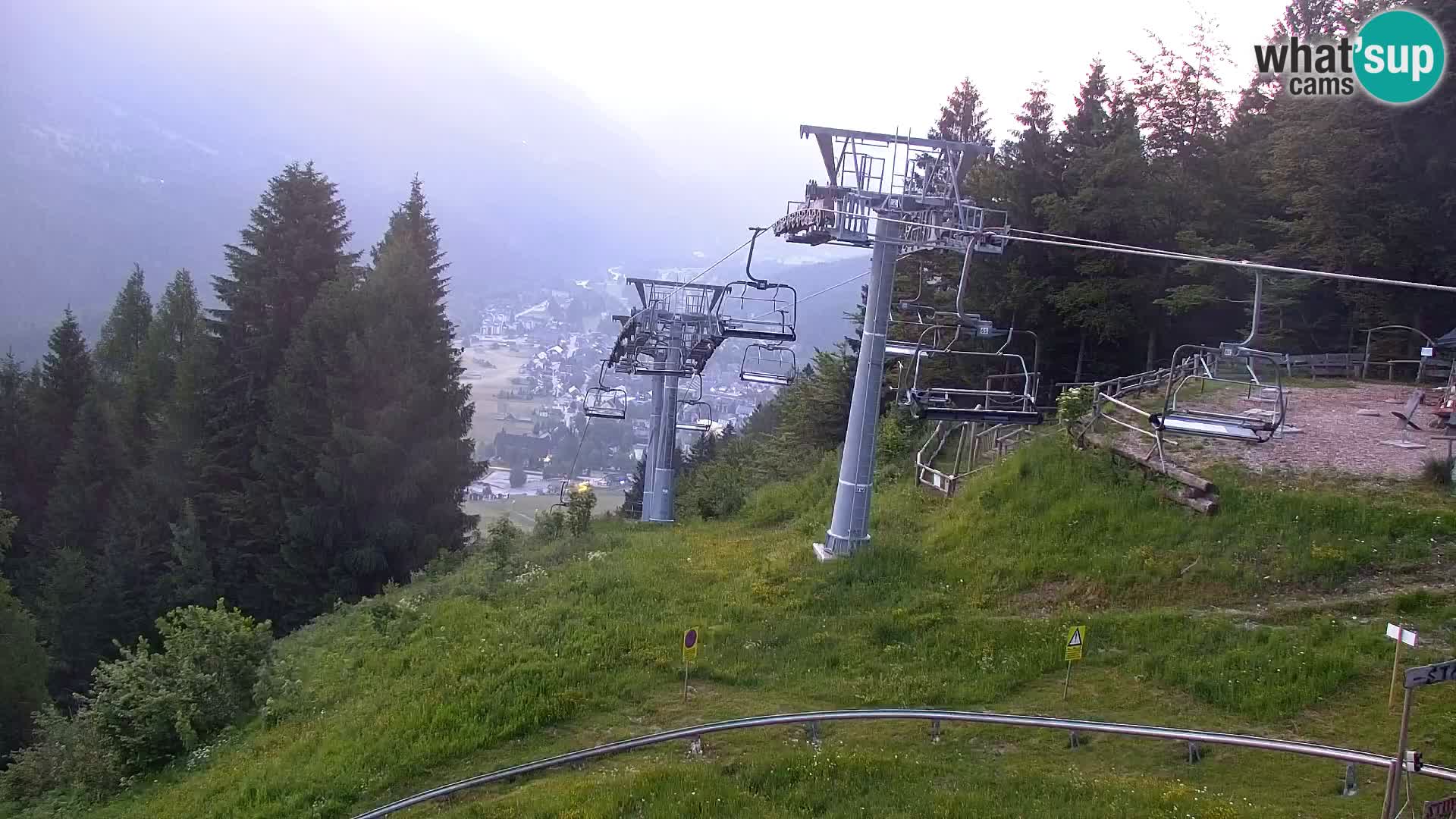 Vitranc Kranjska Gora webcam | VITRANC 1 stazione superiore