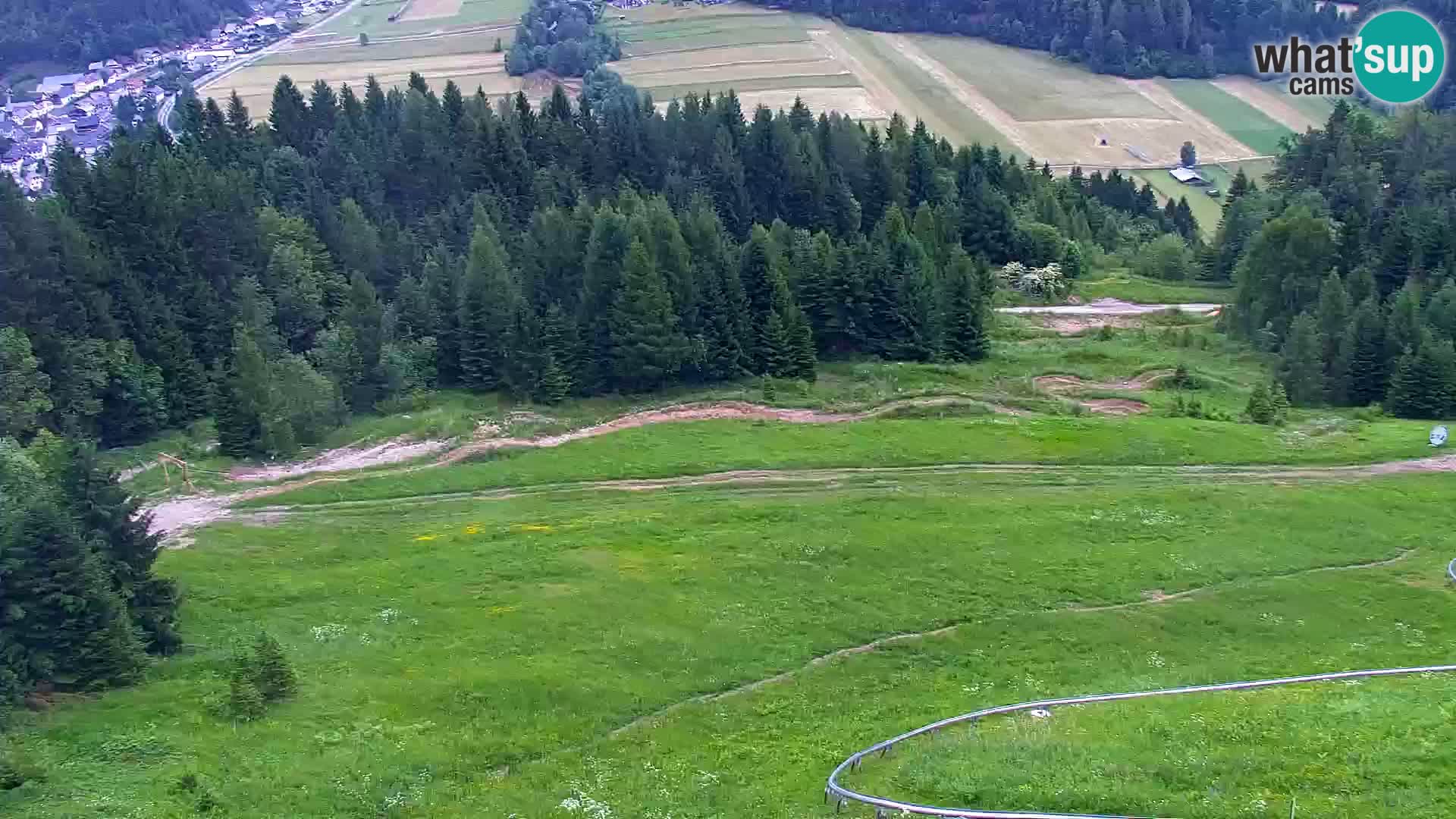 Kranjska Gora web kamera Vitranc | VITRANC 1 gornja postaja