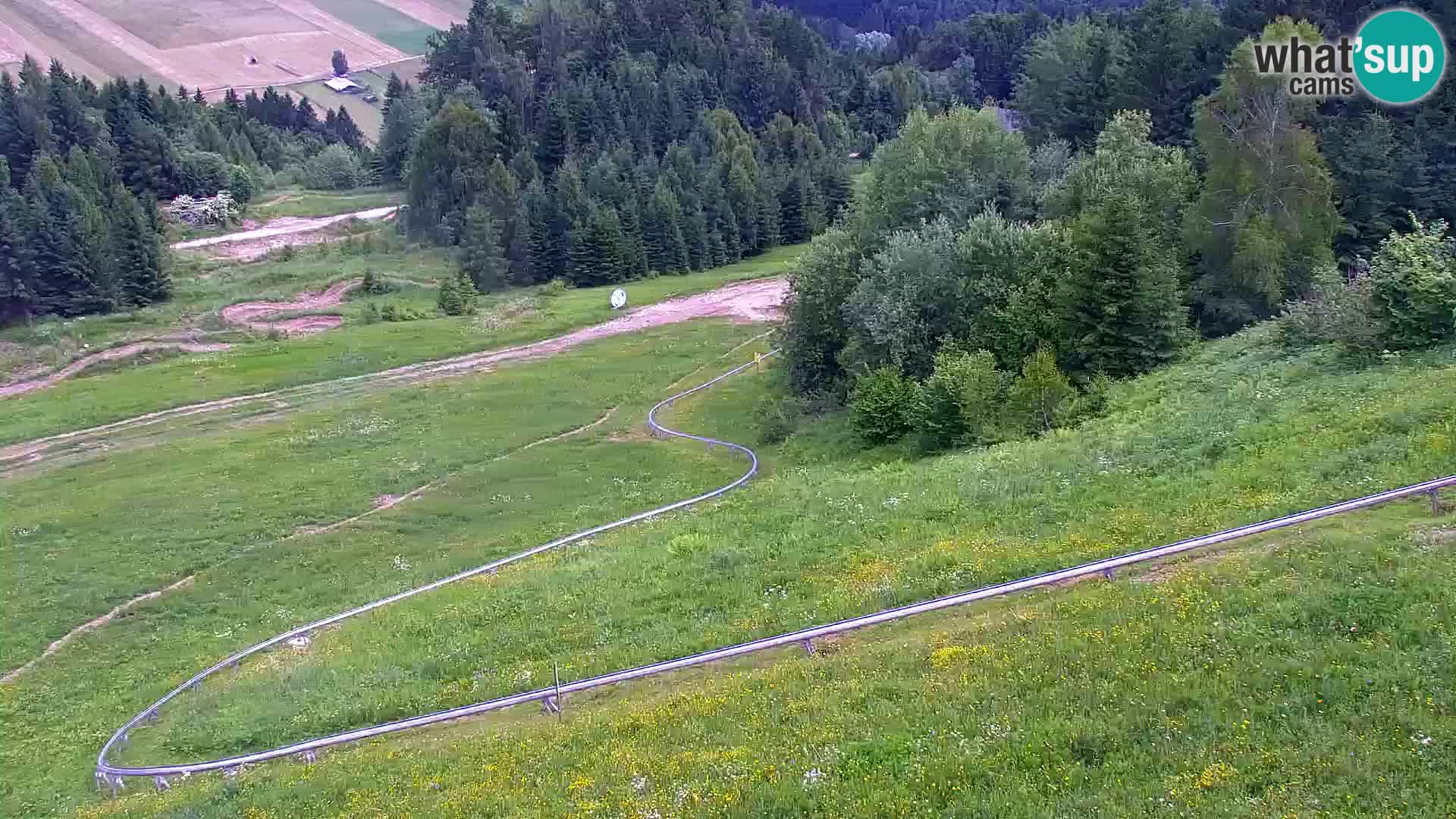 Kranjska Gora web kamera Vitranc | VITRANC 1 gornja postaja