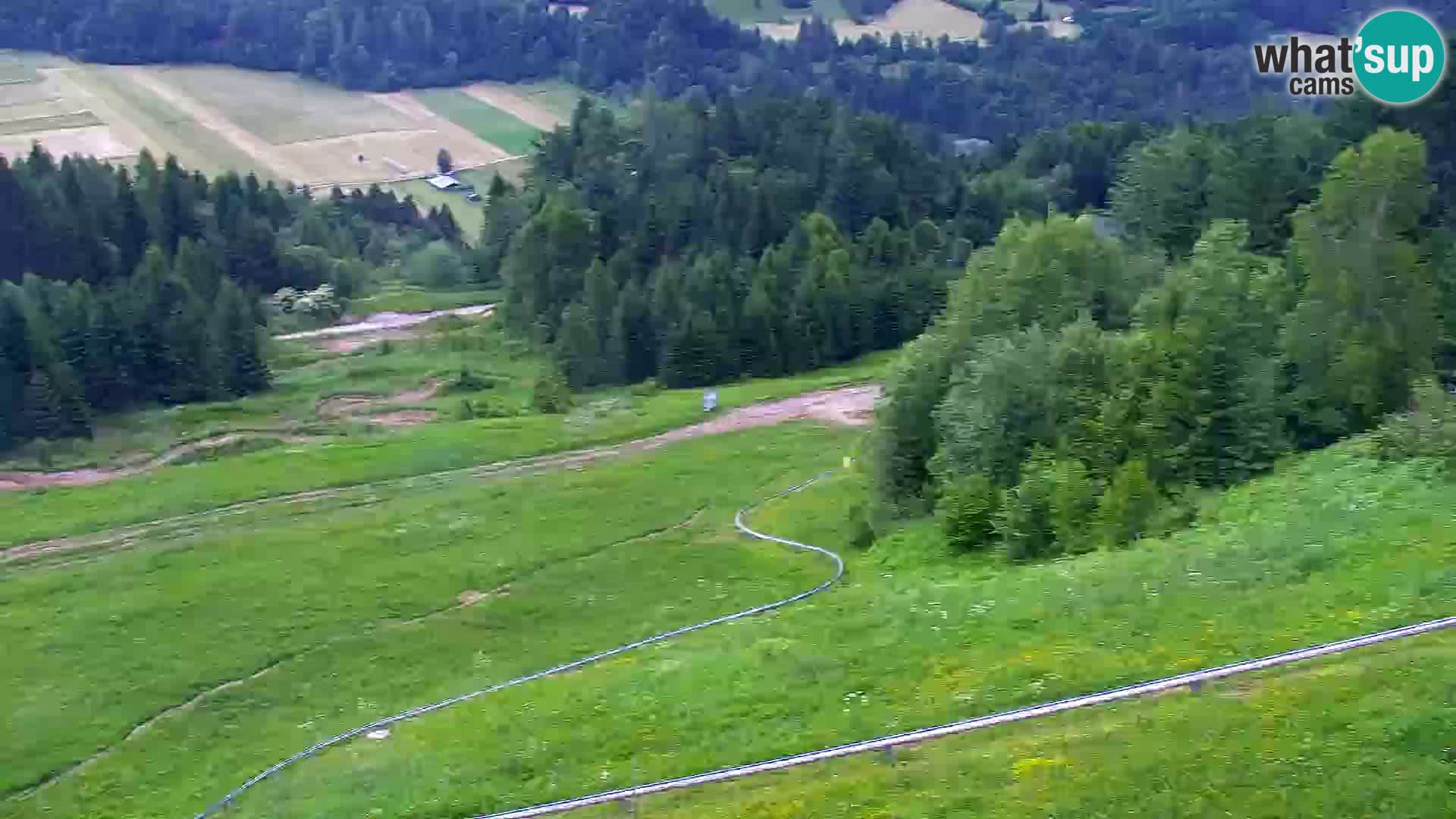 Kranjska Gora web kamera Vitranc | VITRANC 1 gornja postaja