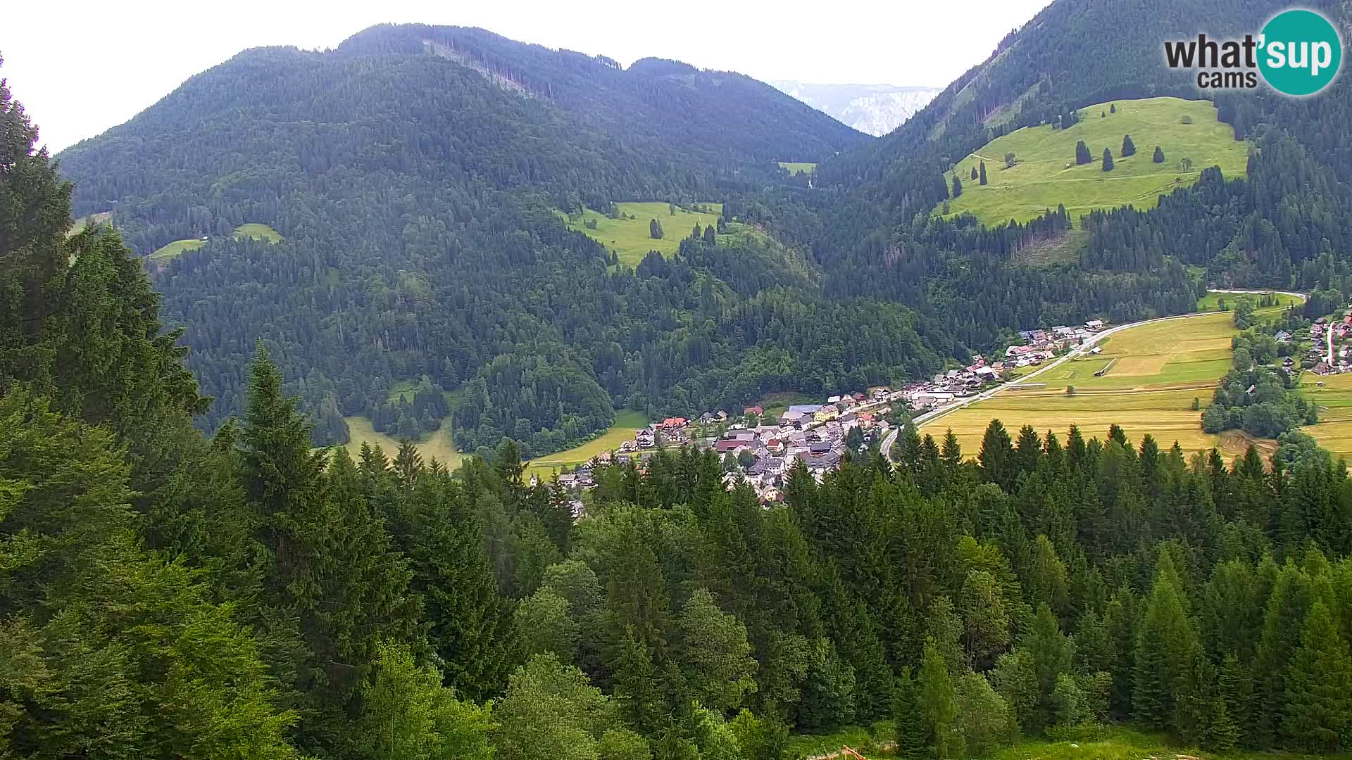 Kranjska Gora web kamera Vitranc | VITRANC 1 gornja postaja
