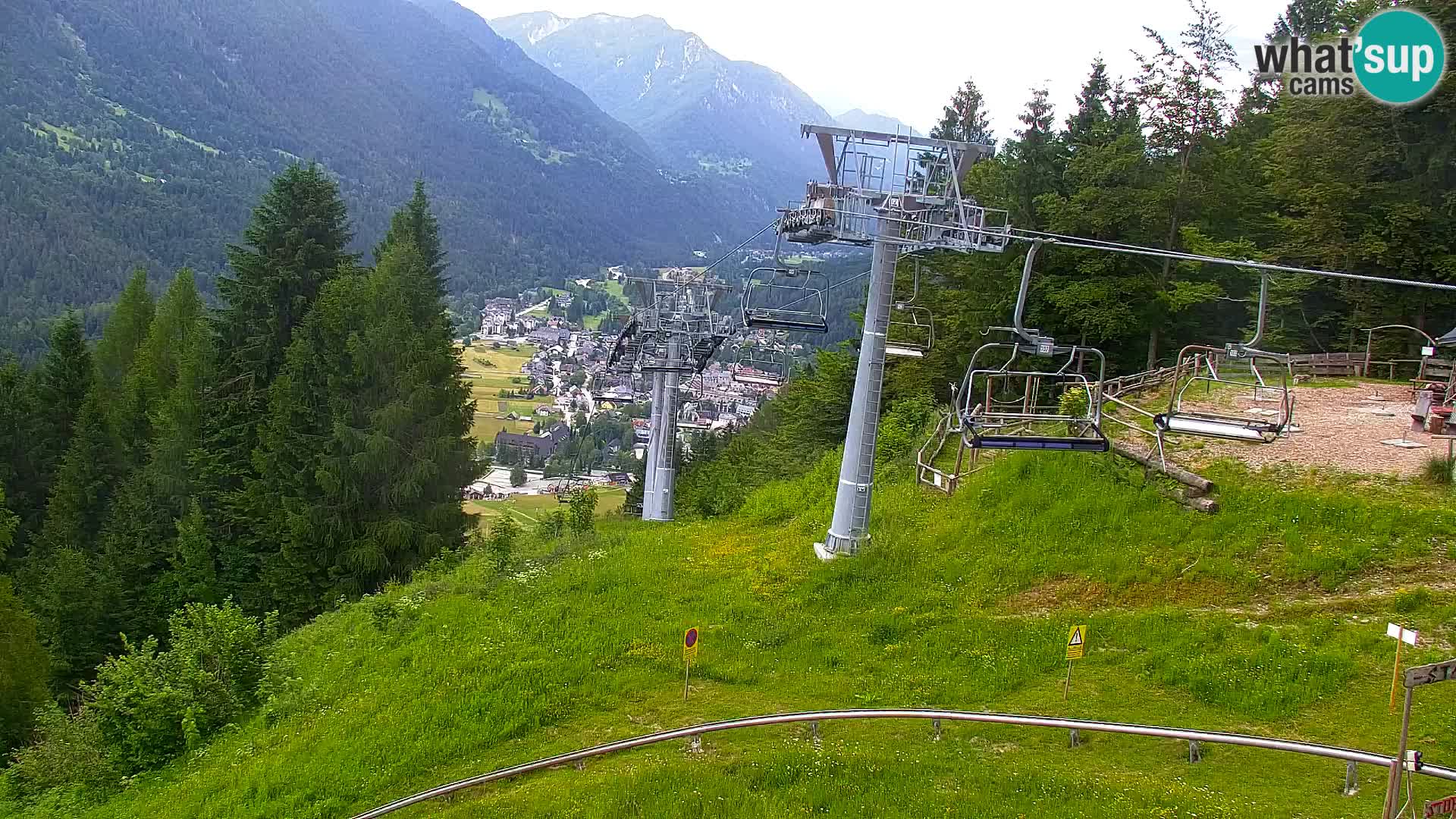 Kranjska Gora web kamera Vitranc | VITRANC 1 gornja postaja