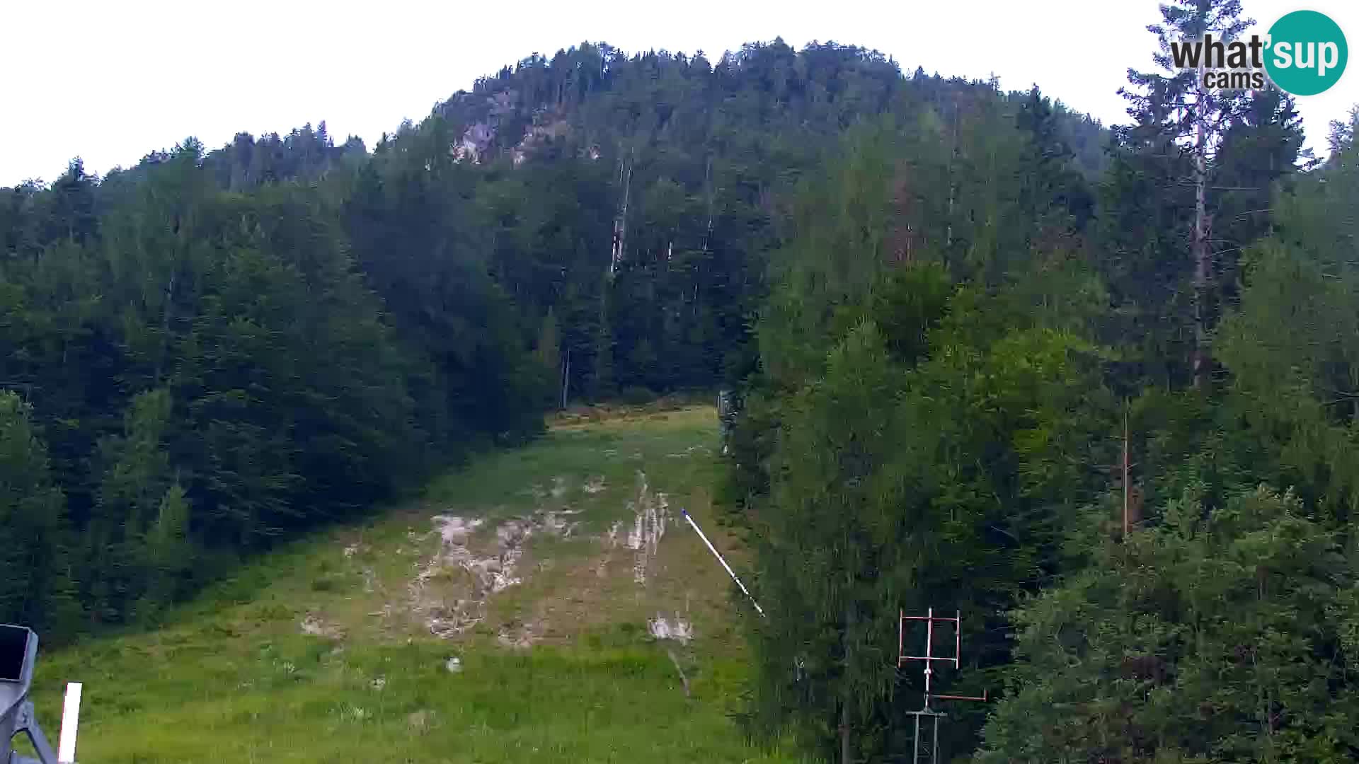 Kranjska Gora web kamera Vitranc | VITRANC 1 gornja postaja