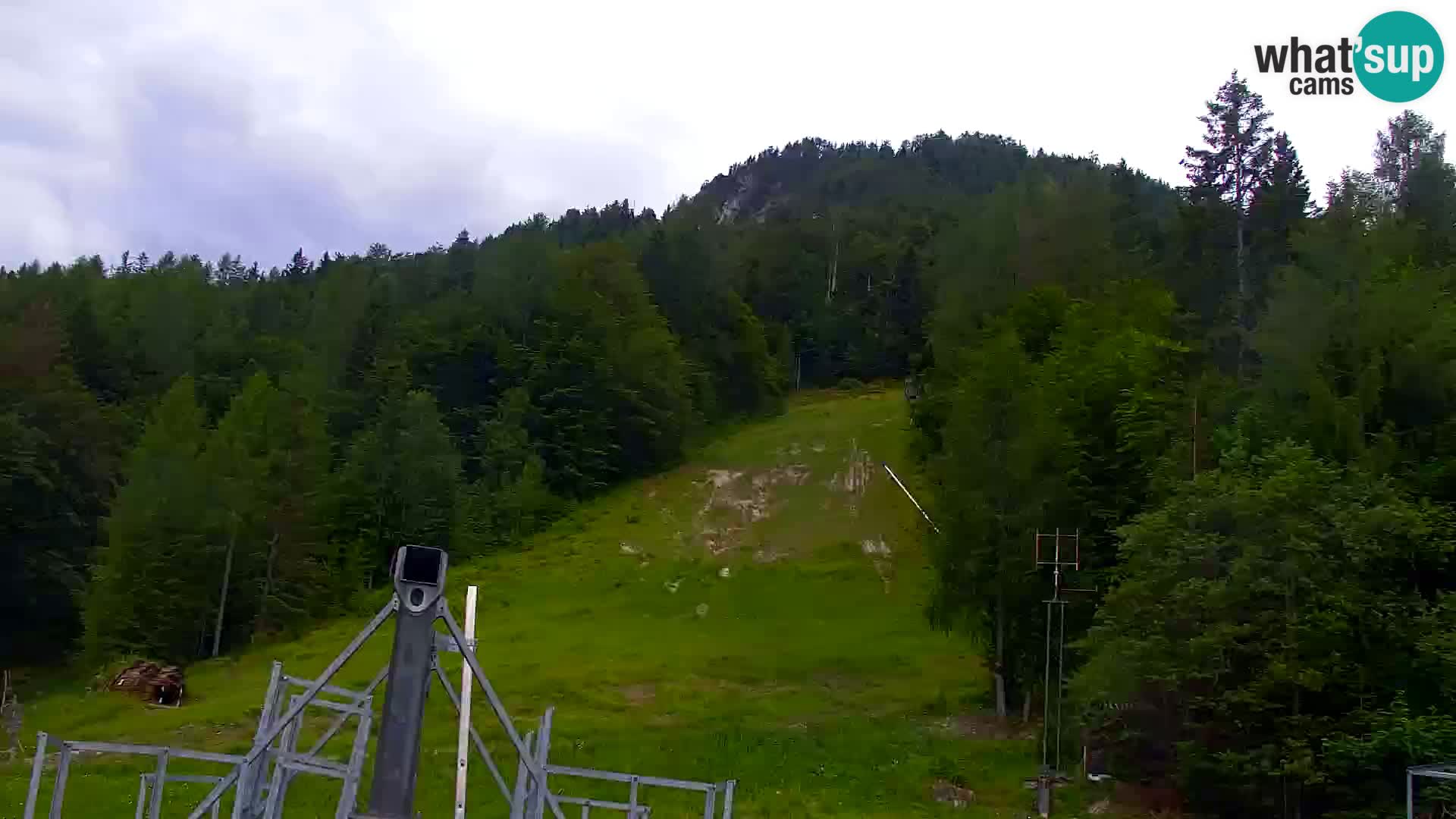 Kranjska Gora web kamera Vitranc | VITRANC 1 gornja postaja