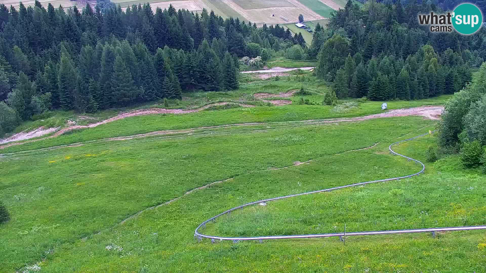Kranjska Gora web kamera Vitranc | VITRANC 1 gornja postaja
