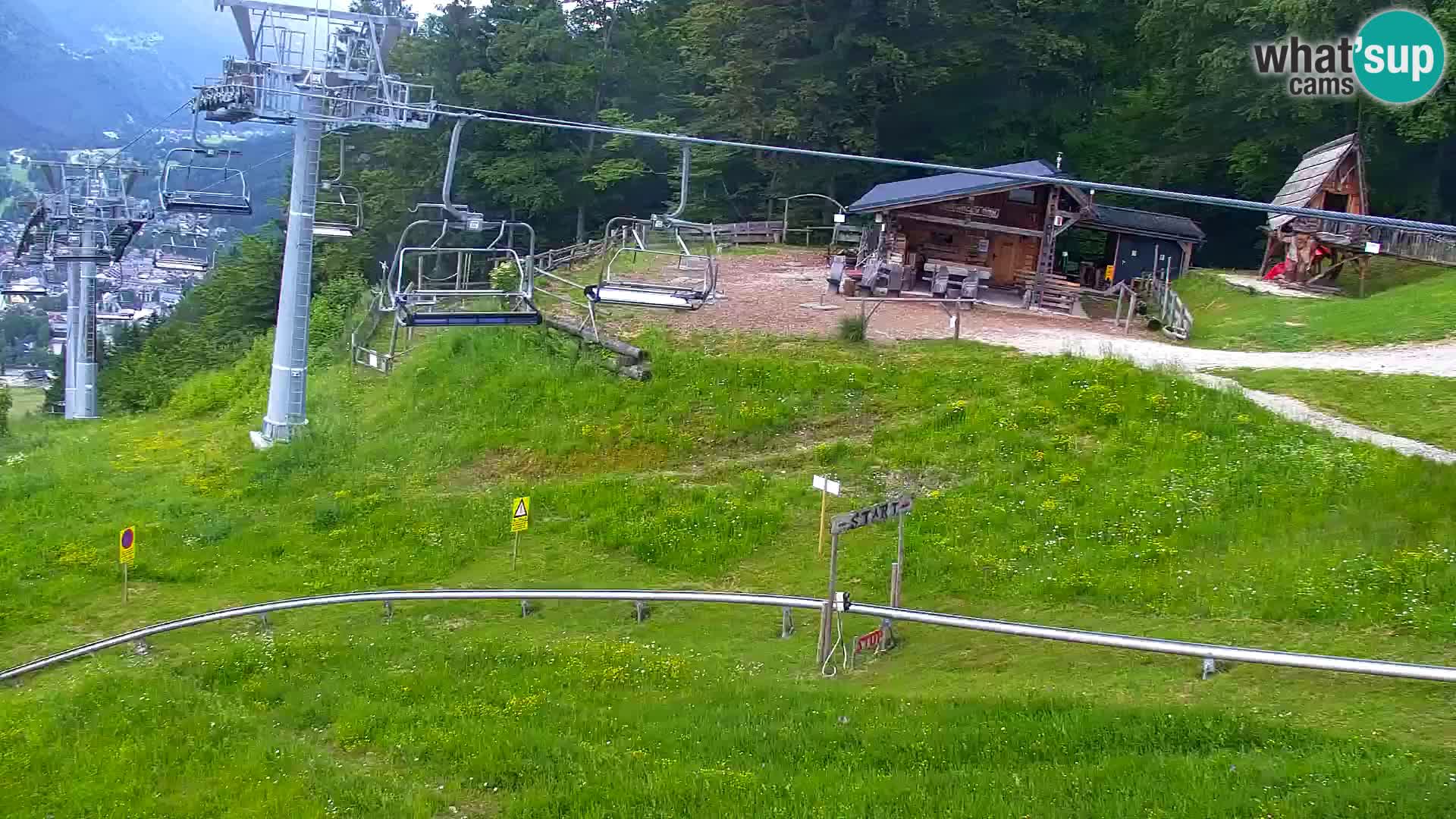 Kranjska Gora web kamera Vitranc | VITRANC 1 gornja postaja