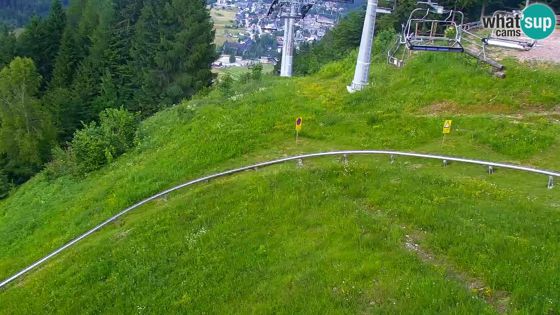 Kranjska Gora webcam VITRANC 1 | obere Station