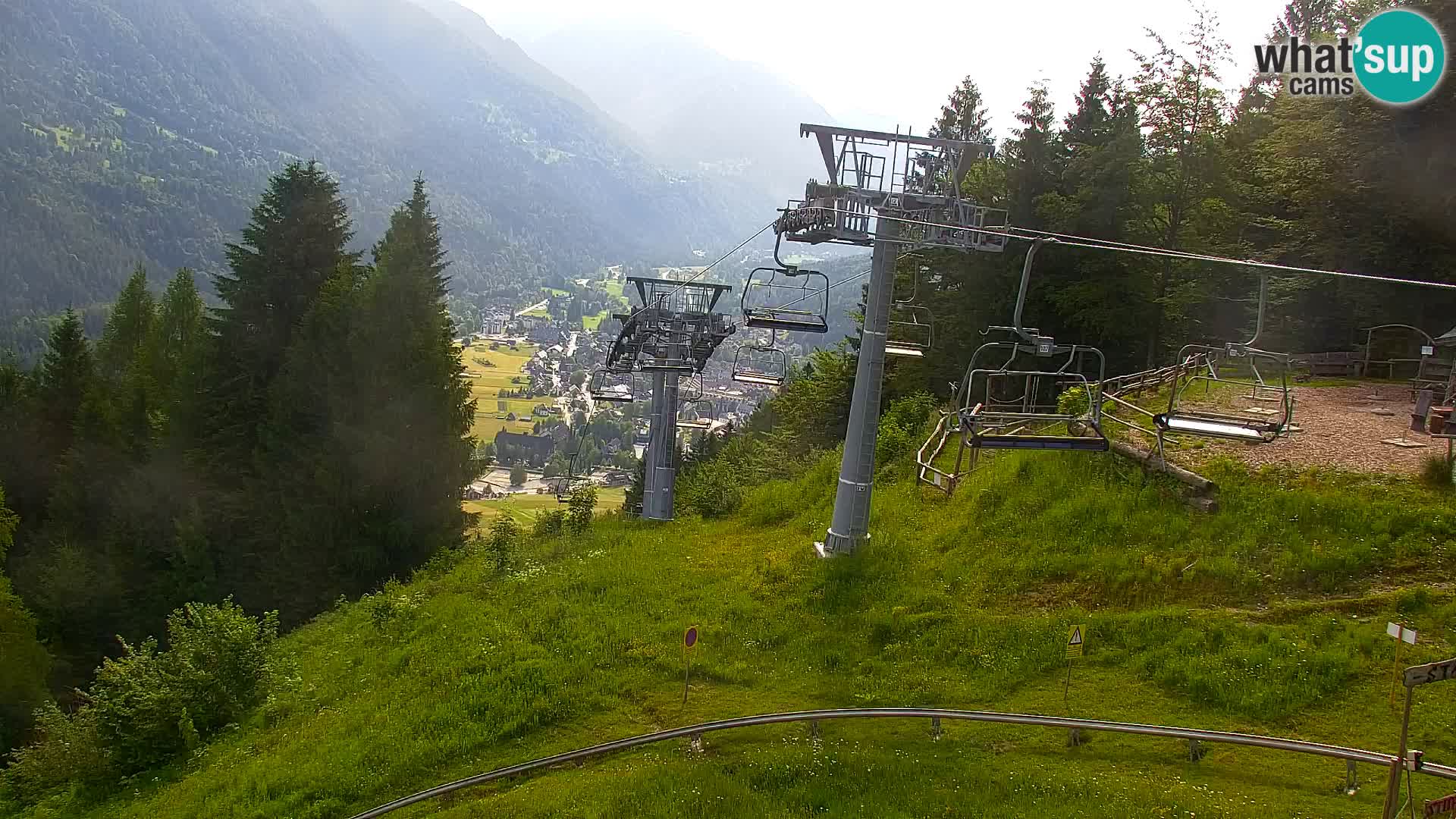 Kranjska Gora web kamera Vitranc | VITRANC 1 gornja postaja