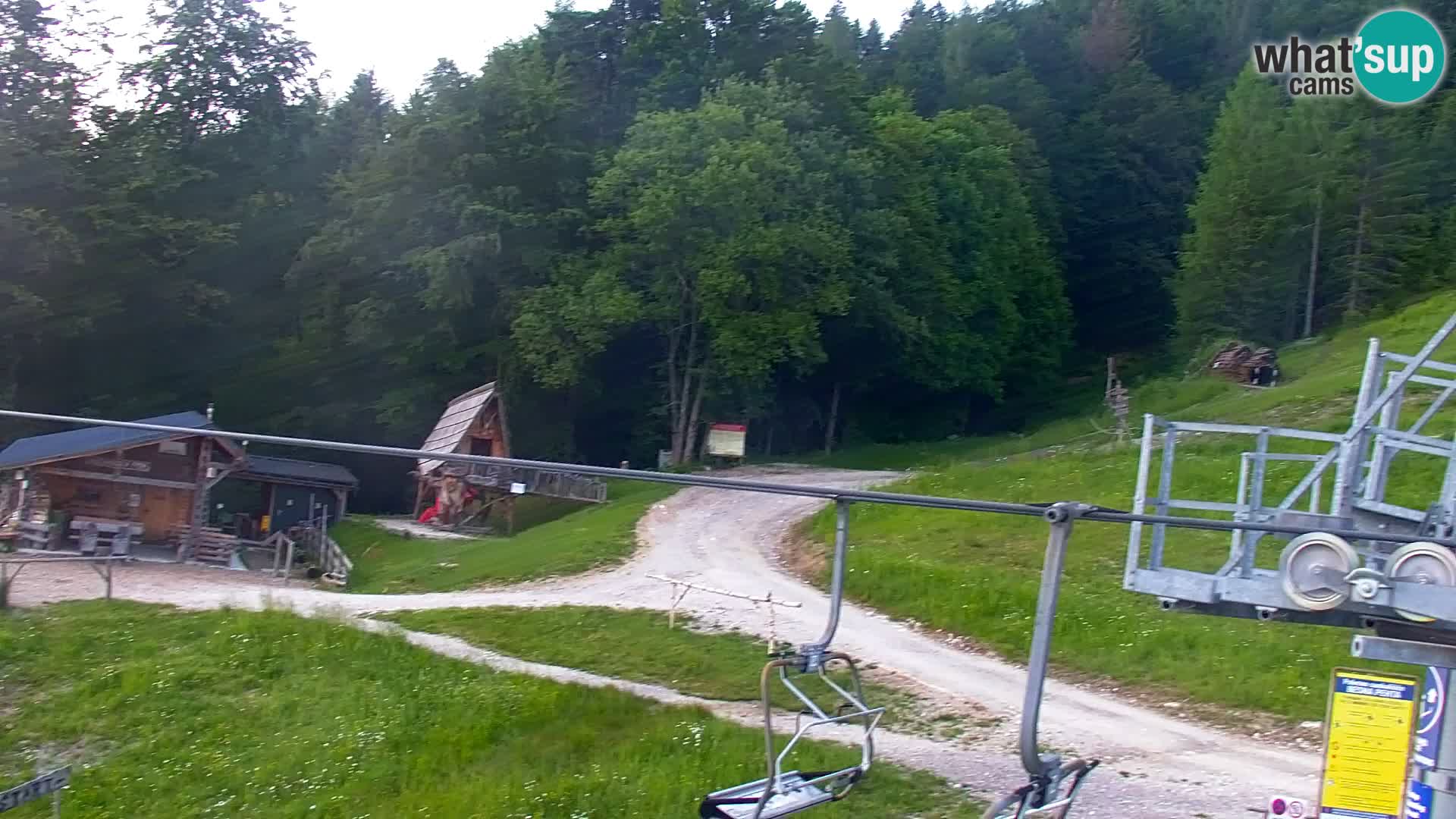Kranjska Gora web kamera Vitranc | VITRANC 1 gornja postaja