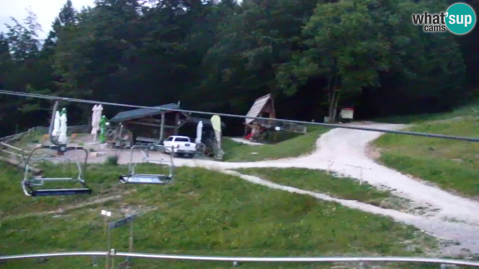 Kranjska Gora web kamera Vitranc | VITRANC 1 gornja postaja