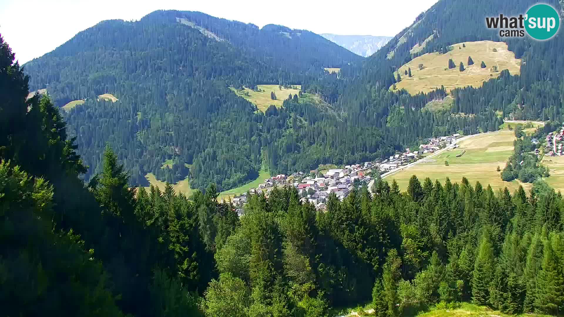 Kranjska Gora web kamera Vitranc | VITRANC 1 gornja postaja