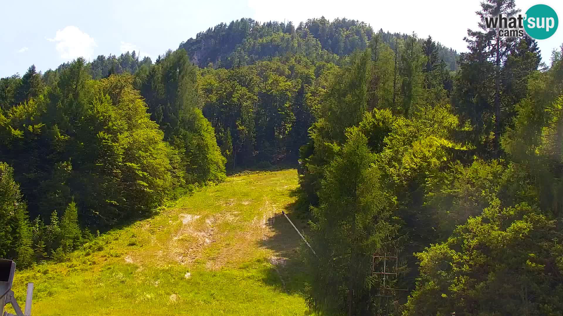 Kranjska Gora web kamera Vitranc | VITRANC 1 gornja postaja