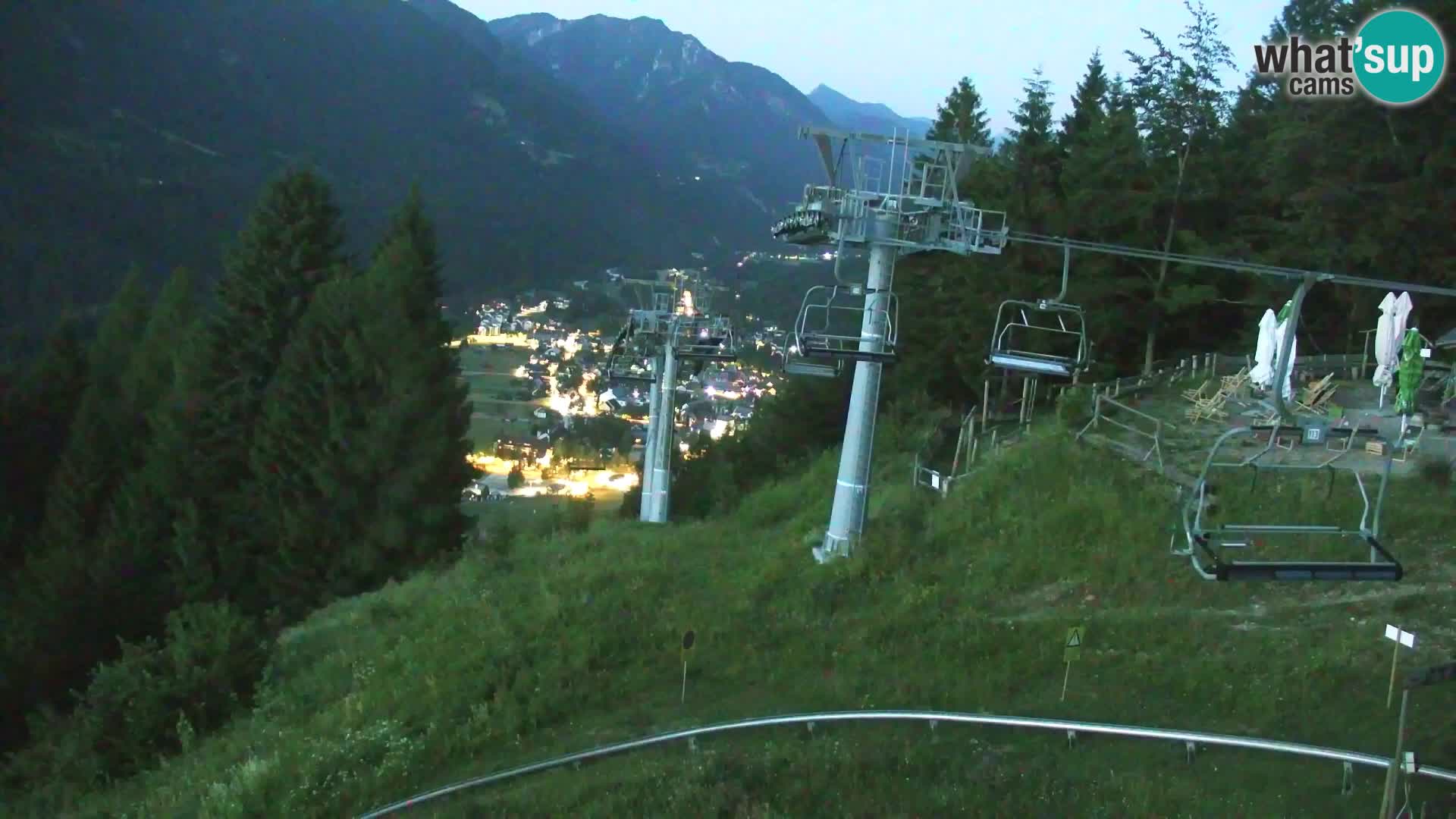 Kranjska Gora web kamera Vitranc | VITRANC 1 gornja postaja