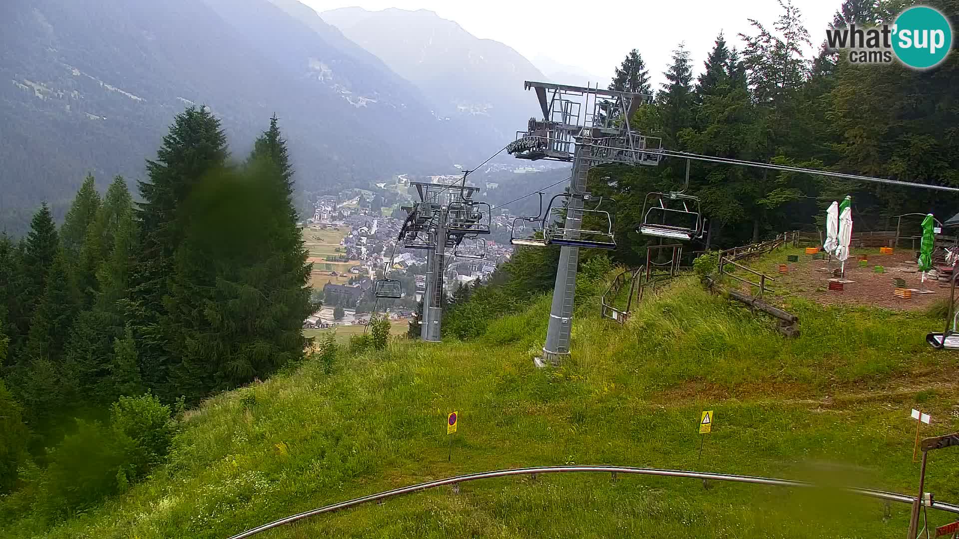 Kranjska Gora web kamera Vitranc | VITRANC 1 gornja postaja